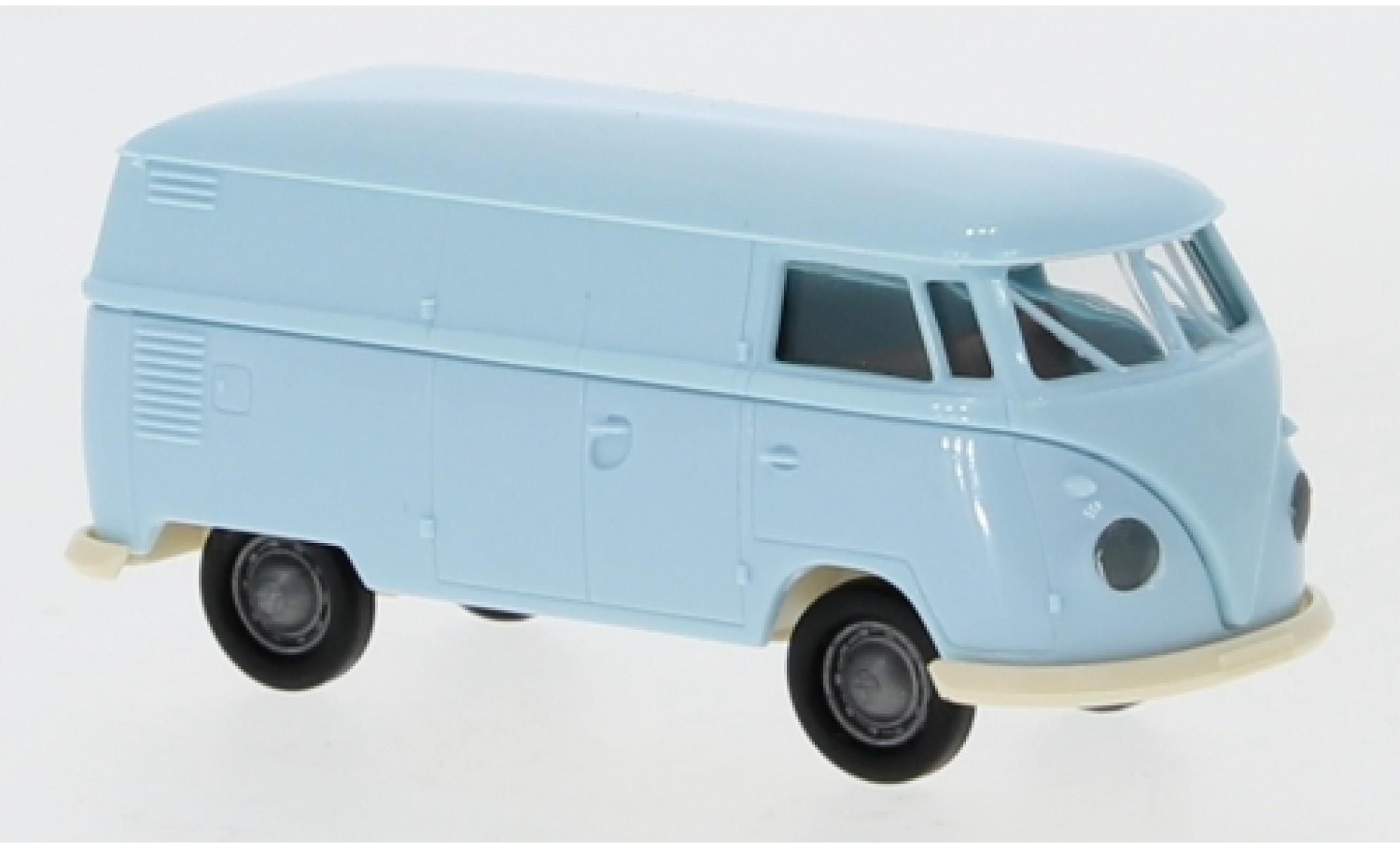 Volkswagen T1 1/87 Brekina b Kasten blu 1960 Economy modellino in miniatura