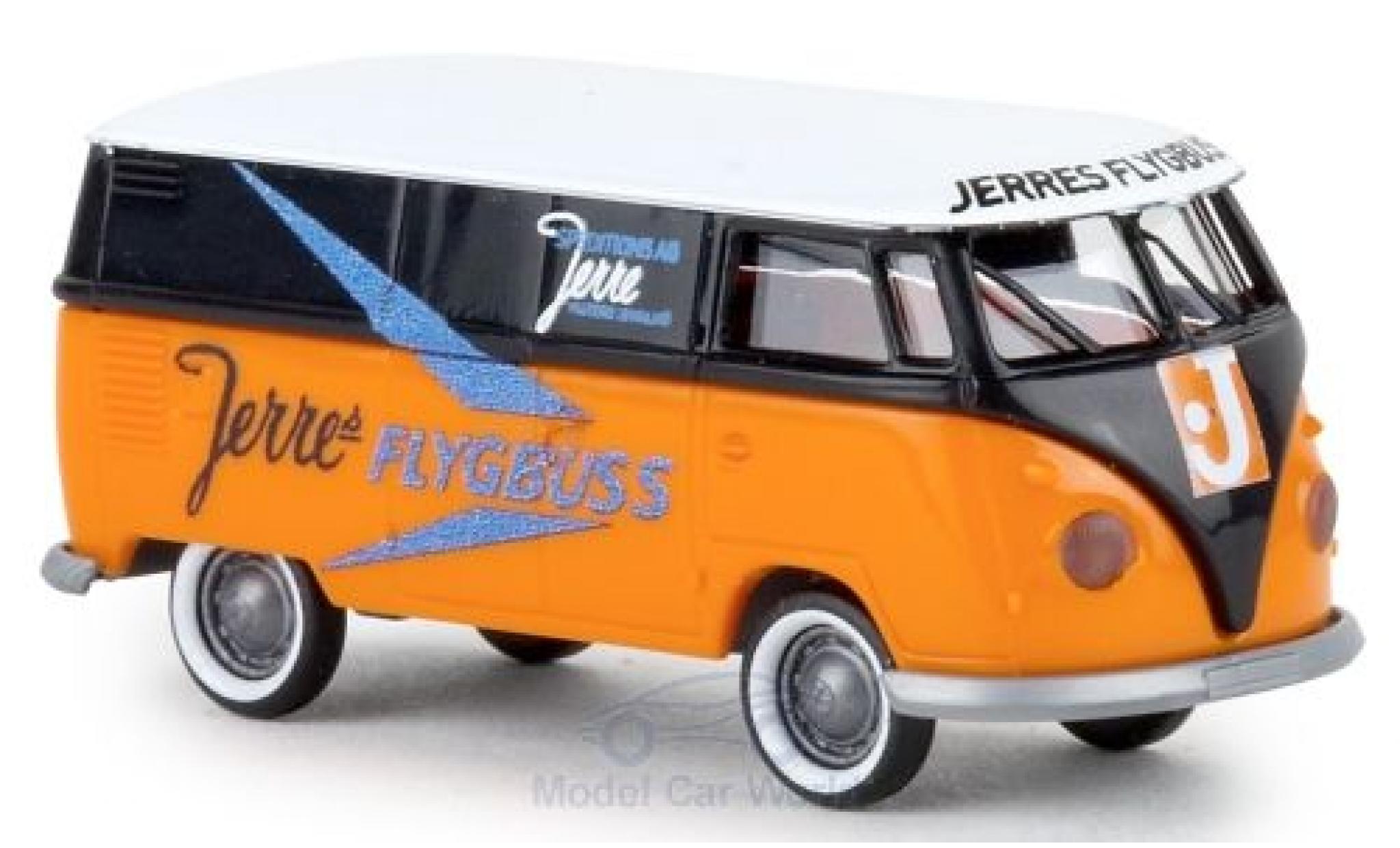 Volkswagen T1 1/87 Brekina b Kasten Jerres Flygbuss modellino in miniatura