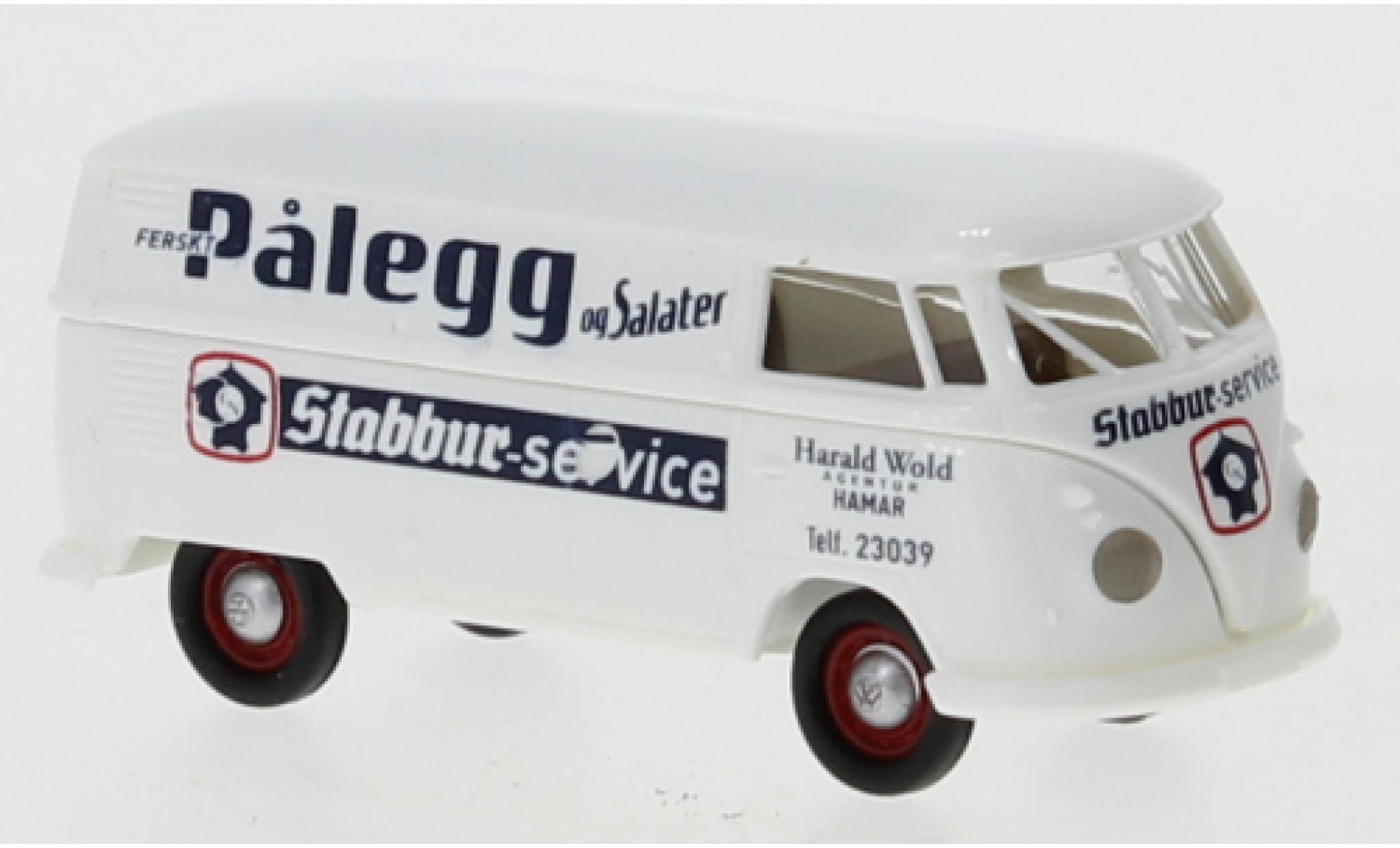 Volkswagen T1 1/87 Brekina b Kasten Palegg Salater 1960 modellino in miniatura