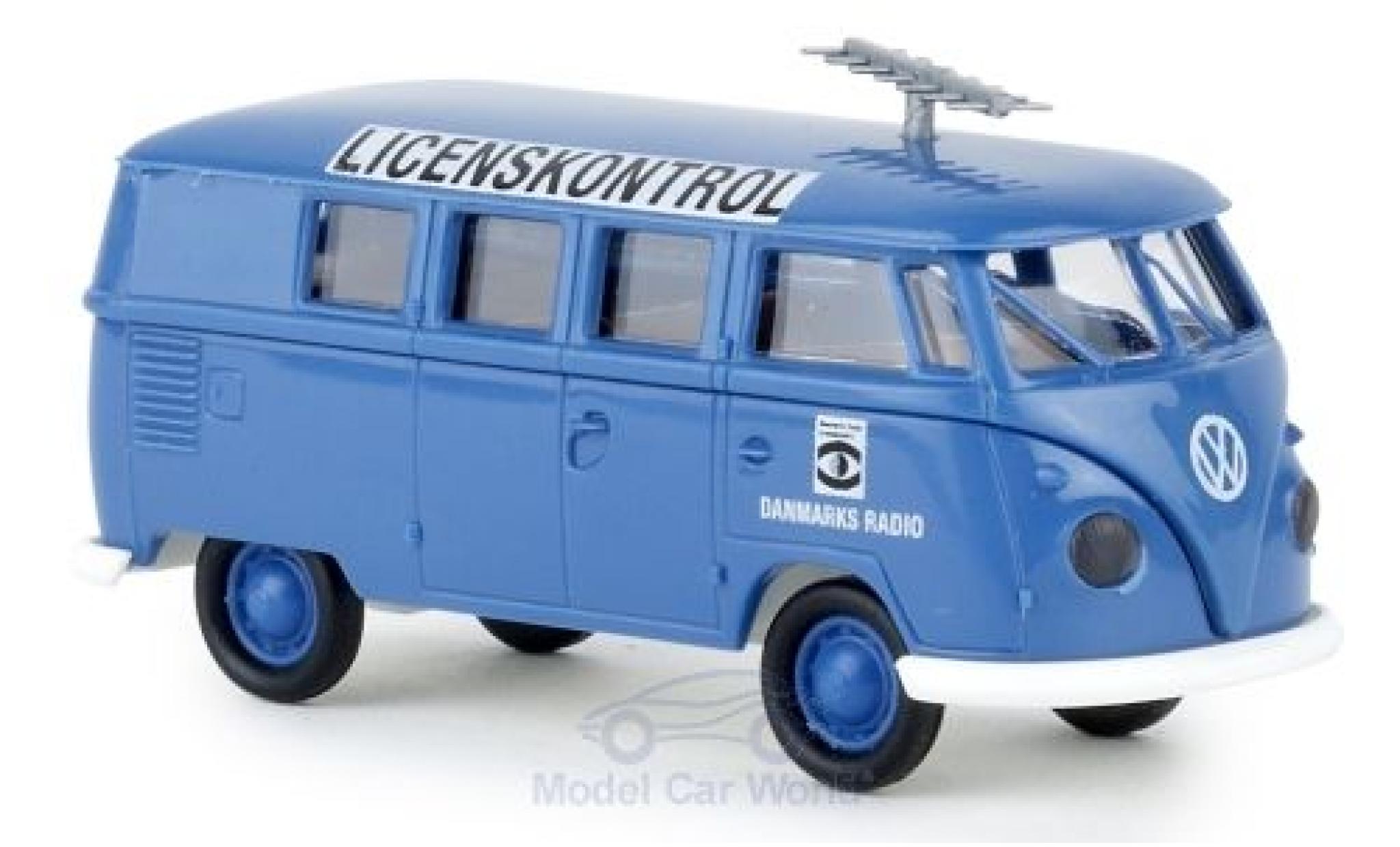 Volkswagen T1 1/87 Brekina b Kombi Danmarks Radio modellino in miniatura