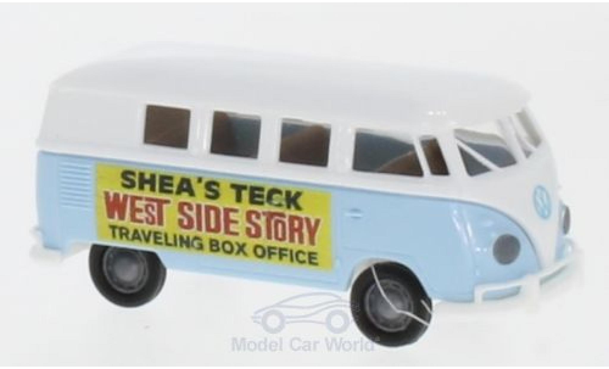 Volkswagen T1 B 1/87 Brekina b Kombi Ticketverkauf West Side Story modellino in miniatura