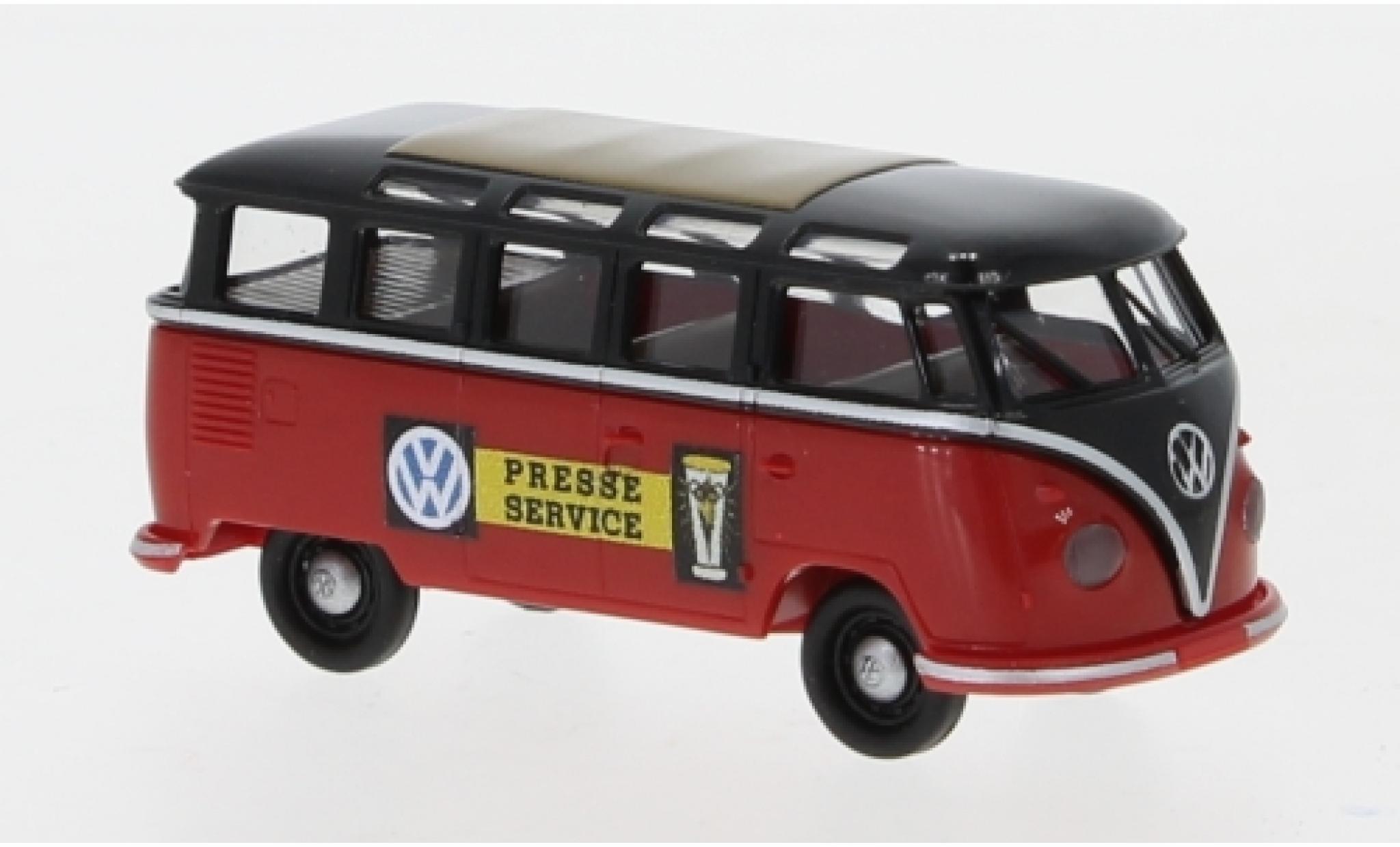 Volkswagen T1 1/87 Brekina b Samba Presseservice 1960 modellino in miniatura