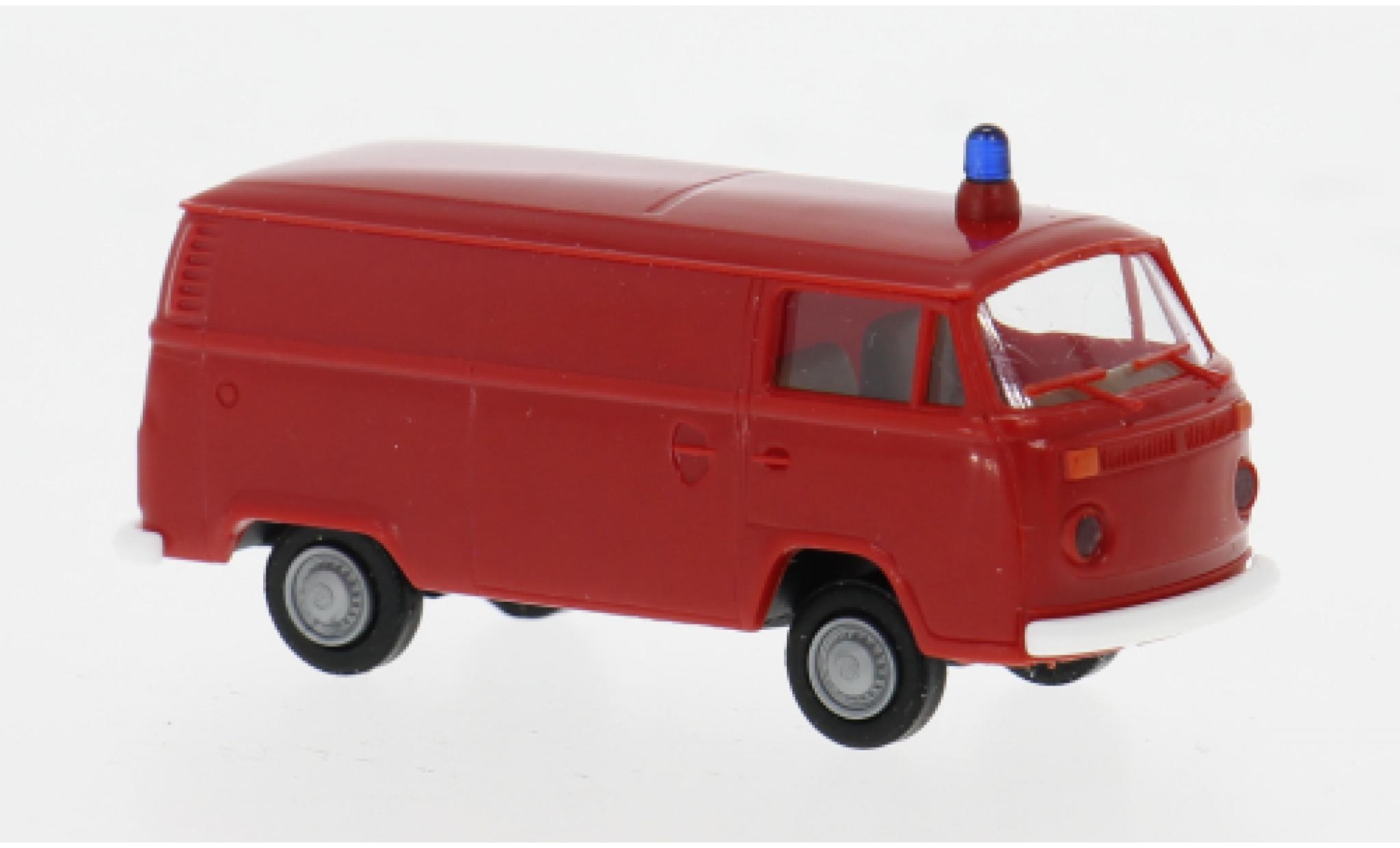Volkswagen T2 1/87 Brekina Kasten 1973 Feuerwehr 1:87 modellino in miniatura