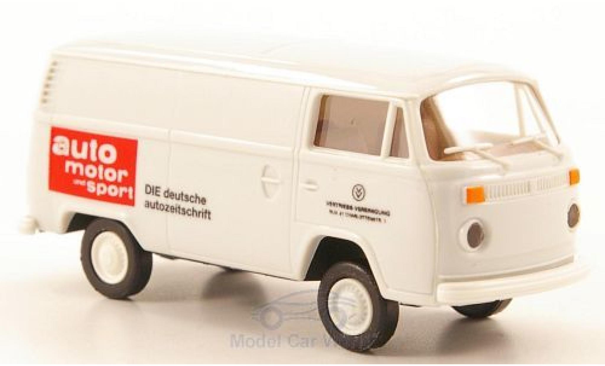 Volkswagen T2 1/87 Brekina Kasten Auto Motor und Sport modellino in miniatura