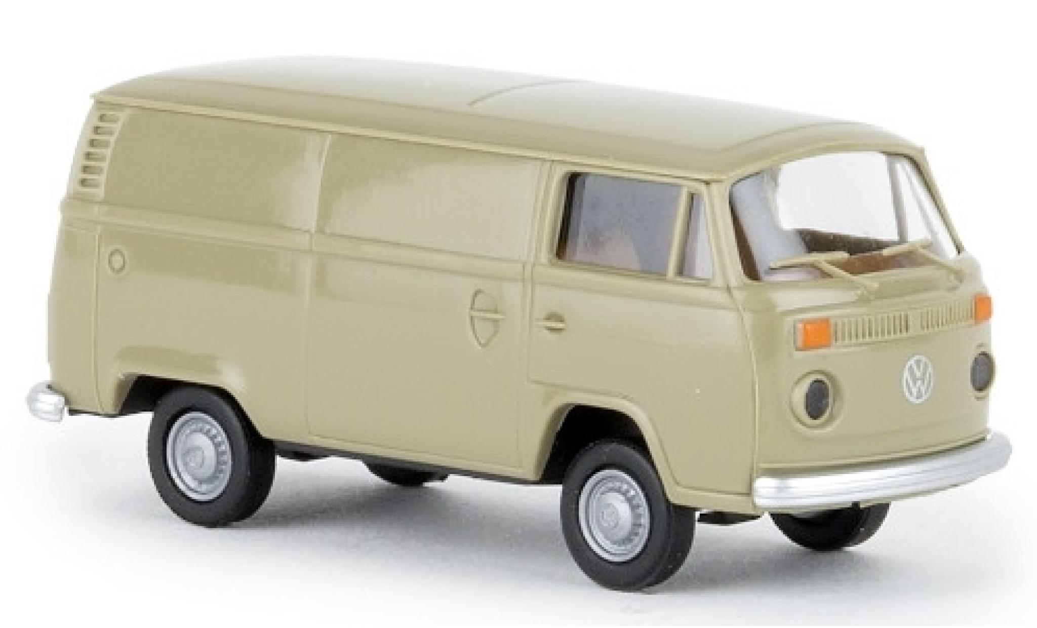 Volkswagen T2 1/87 Brekina Kasten grigio 1972 modellino in miniatura
