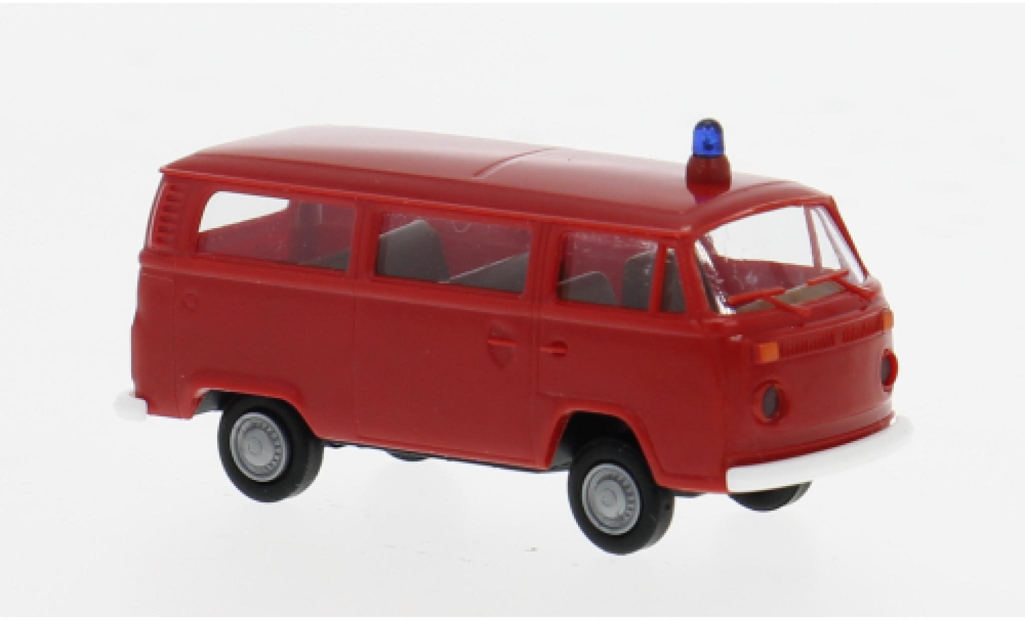 Volkswagen T2 1/87 Brekina Kombi 1973 Feuerwehr 1:87 modellino in miniatura