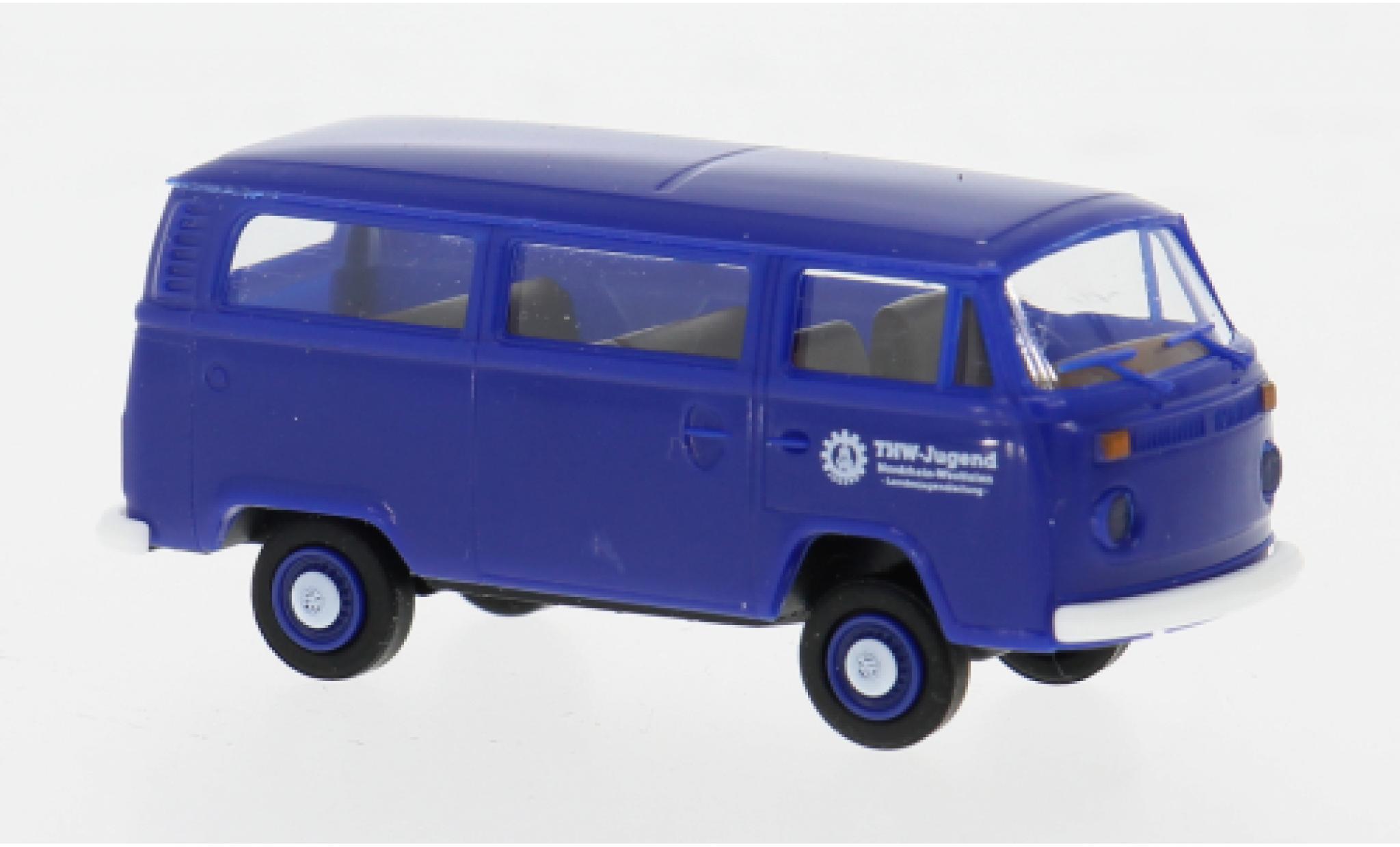 Volkswagen T2 Brekina Kombi 1973 THW Jugend NRW 1:87 modellino in miniatura