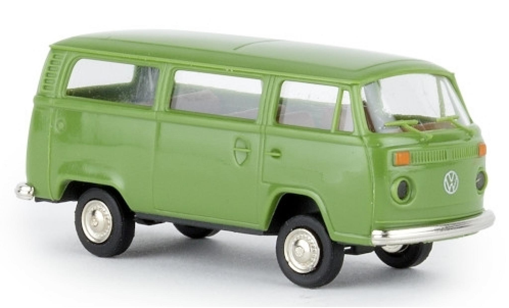 Volkswagen T2 1/87 Brekina Kombi verde 1972 modellino in miniatura