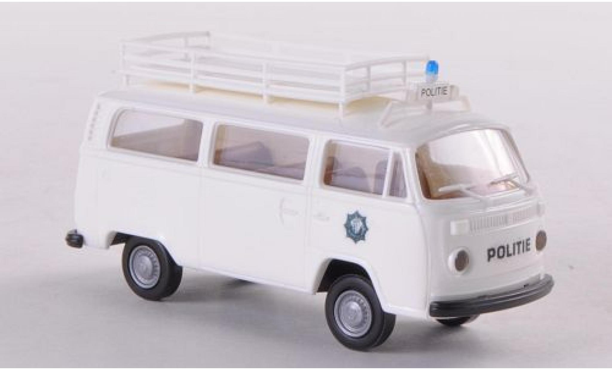 Volkswagen T2 1/87 Brekina Kombi Politie (NL) modellino in miniatura