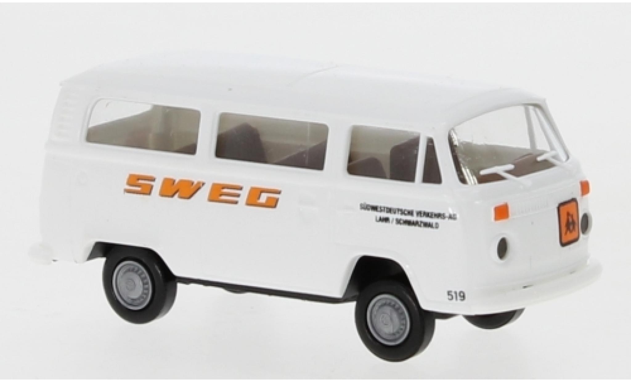 Volkswagen T2 1/87 Brekina Kombi SWEG 1972 modellino in miniatura