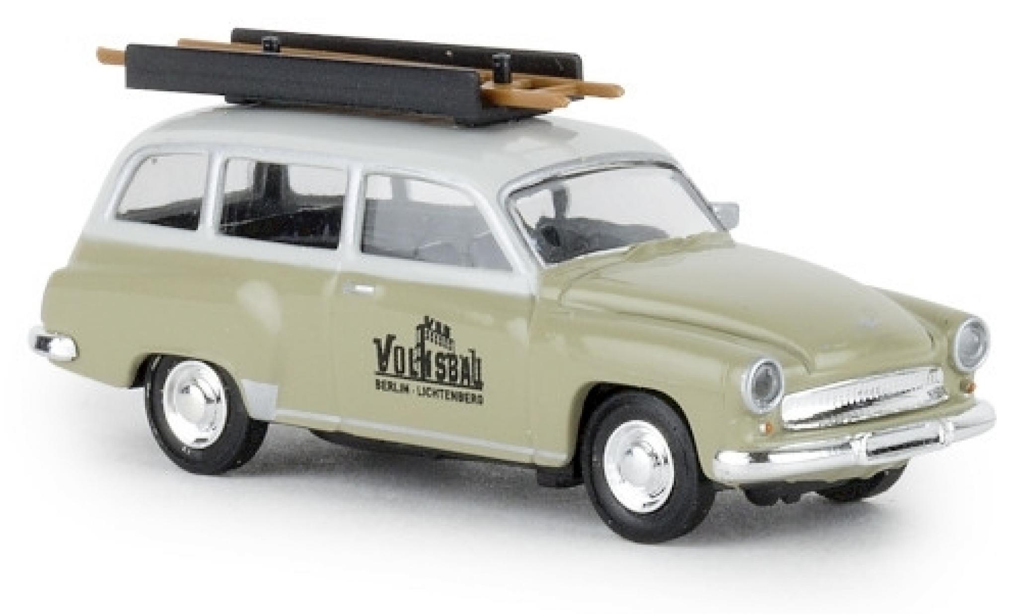 Wartburg 311 1/87 Brekina Kombi VEB Volksbau 1965 modellino in miniatura