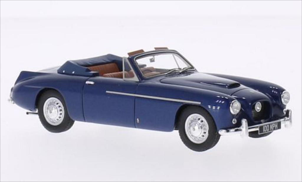 Bristol 405 1/43 Matrix DHC Abbot metallico blu modellino in miniatura