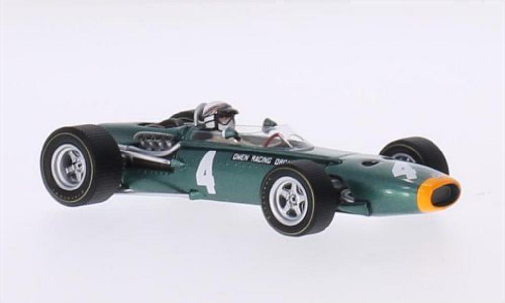BRM P261 1/43 Spark No.4 Owen Racing Organisation Formel 1 GP Monaco 1967 modellino in miniatura
