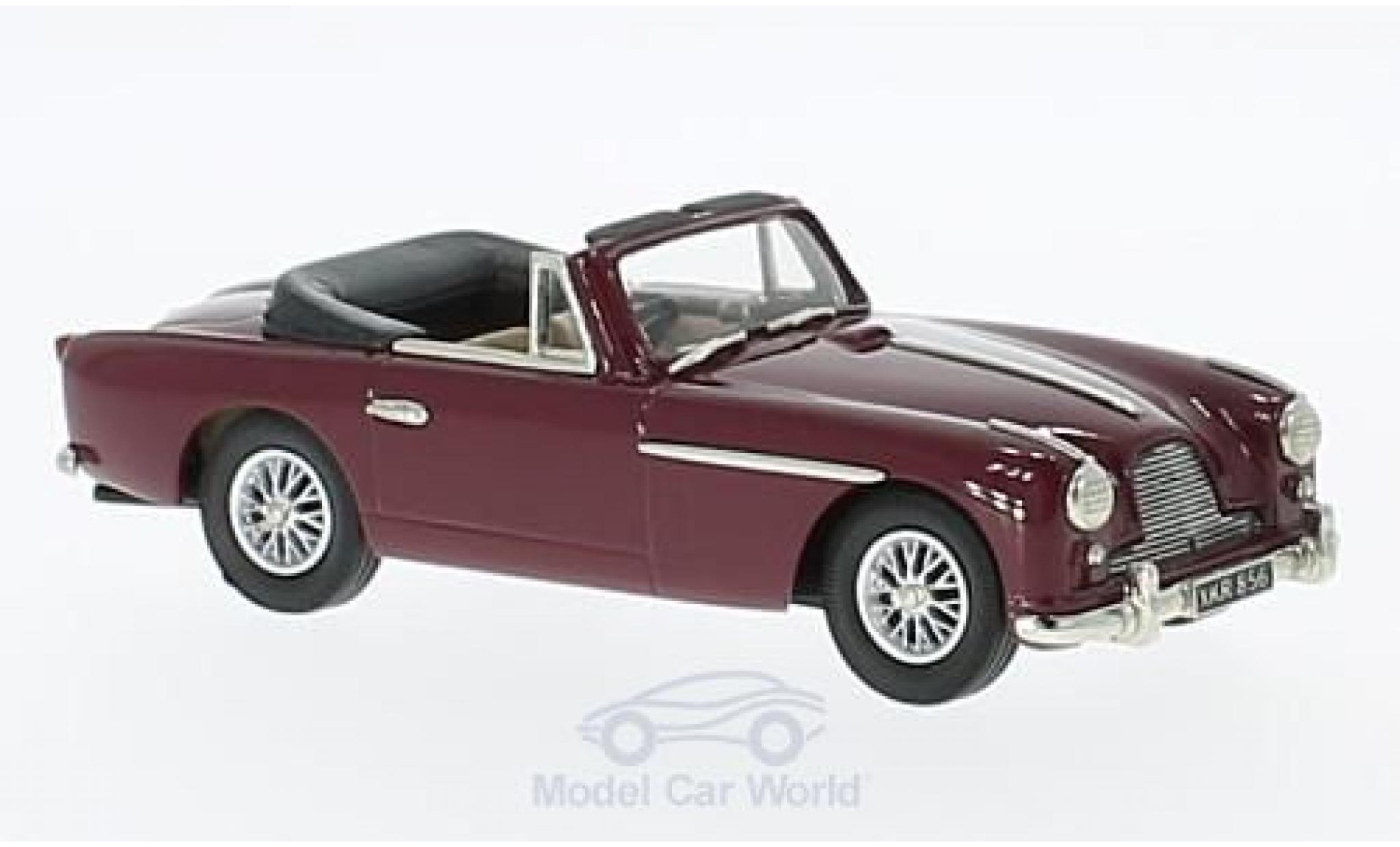 Aston Martin DB2 1/43 Brooklin DB 2-4 MKII Convertibile rosso RHD 1956 modellino in miniatura