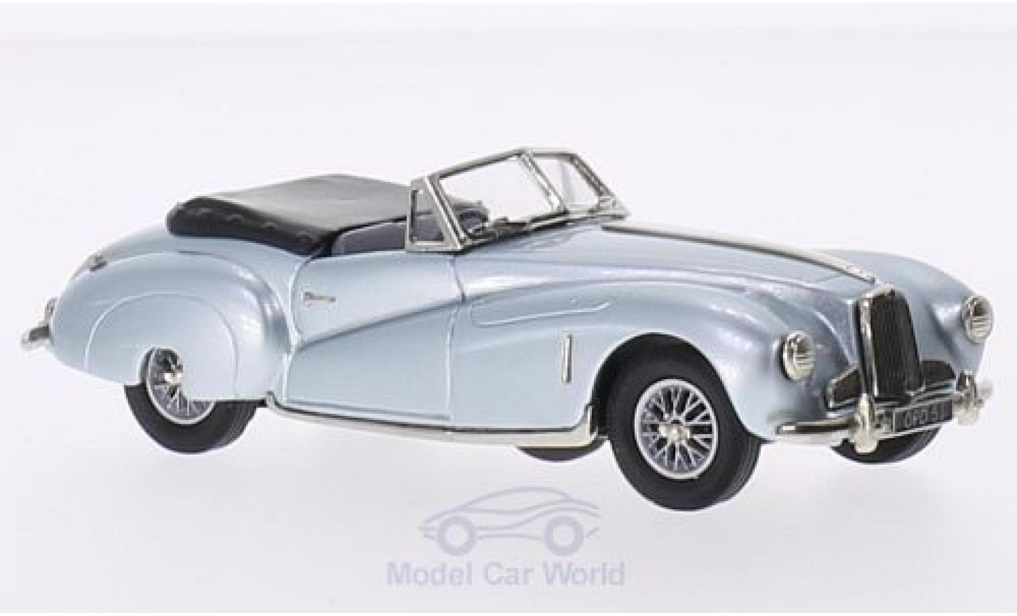 Aston Martin DB1 1/43 Brooklin metallico blu RHD 1948 modellino in miniatura
