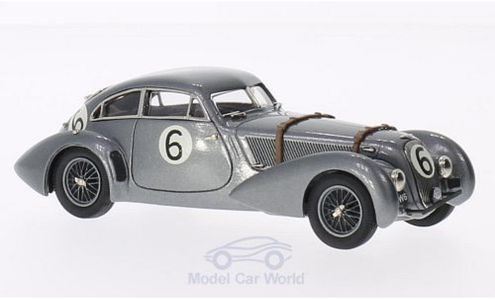 Bentley Embiricos 1/43 Brooklin metallico grigio No.6 24h Le Mans 1949 modellino in miniatura