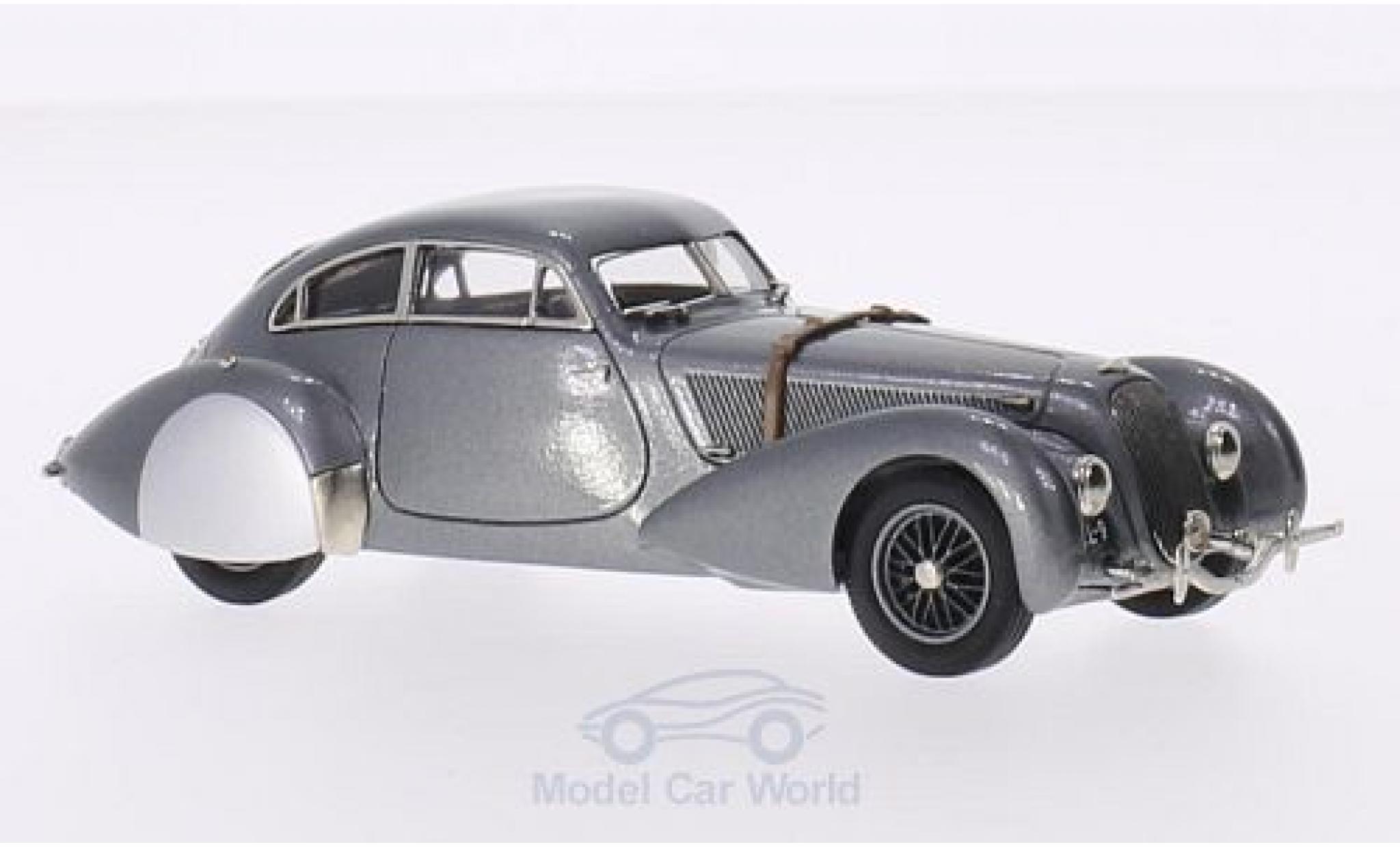 Bentley Embiricos 1/43 Brooklin metallico grigio/grigio RHD 1939 Original Car modellino in miniatura