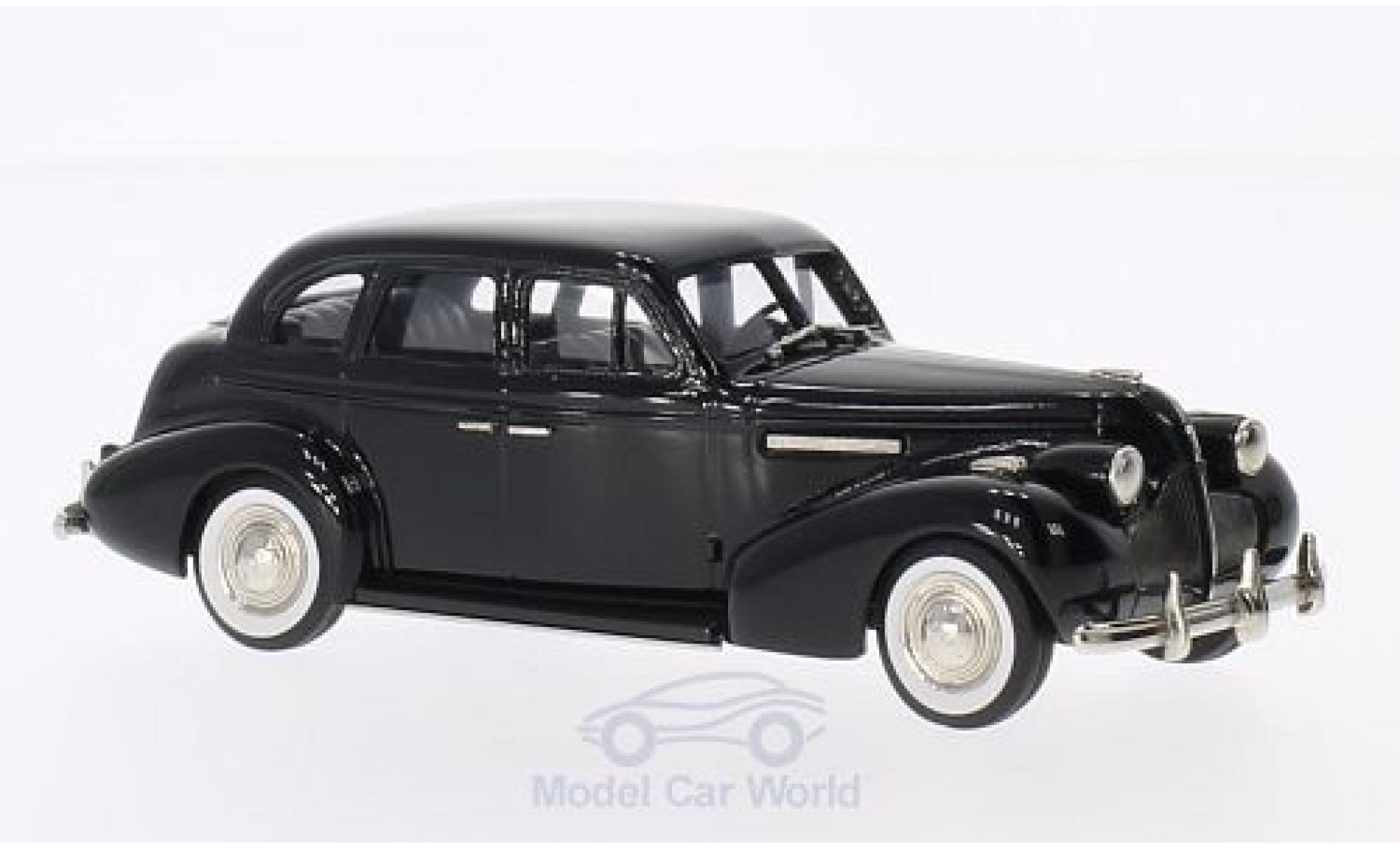 Buick Century 1/43 Brooklin 4-door Sedan M-61 nero 1939 modellino in miniatura