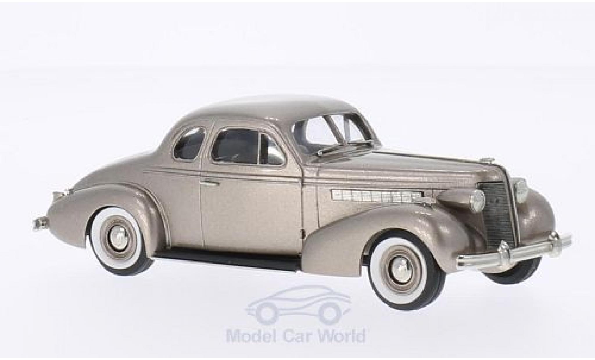 Buick Special 1/43 Brooklin 2-door Coupe M-46 metallico beige 1937 modellino in miniatura