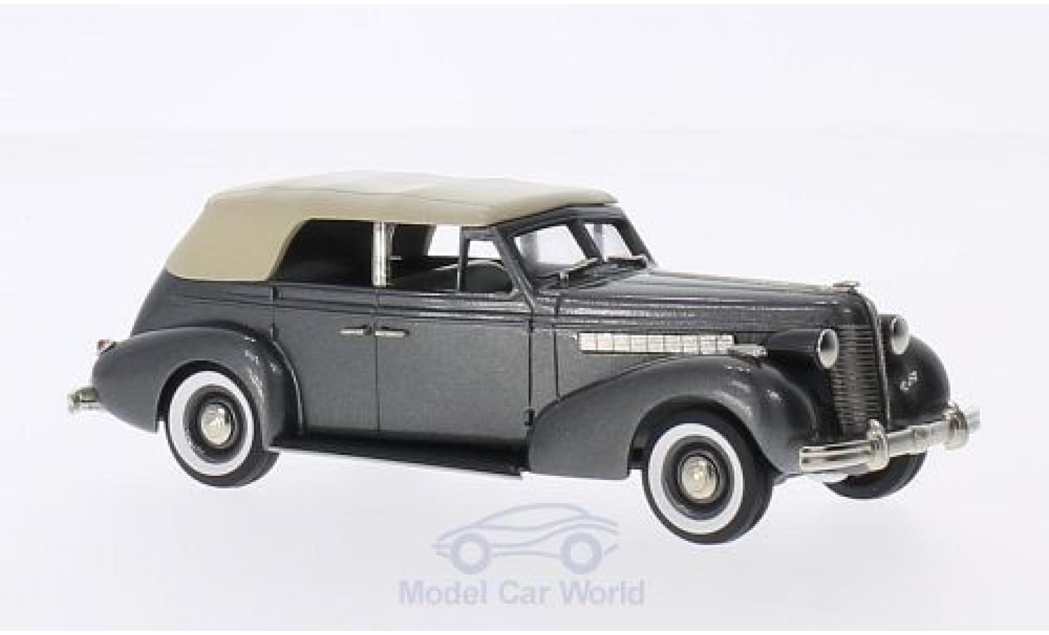 Buick Special 1/43 Brooklin 4-door Phaeton M-40C metallico grigio/beige 1938 modellino in miniatura