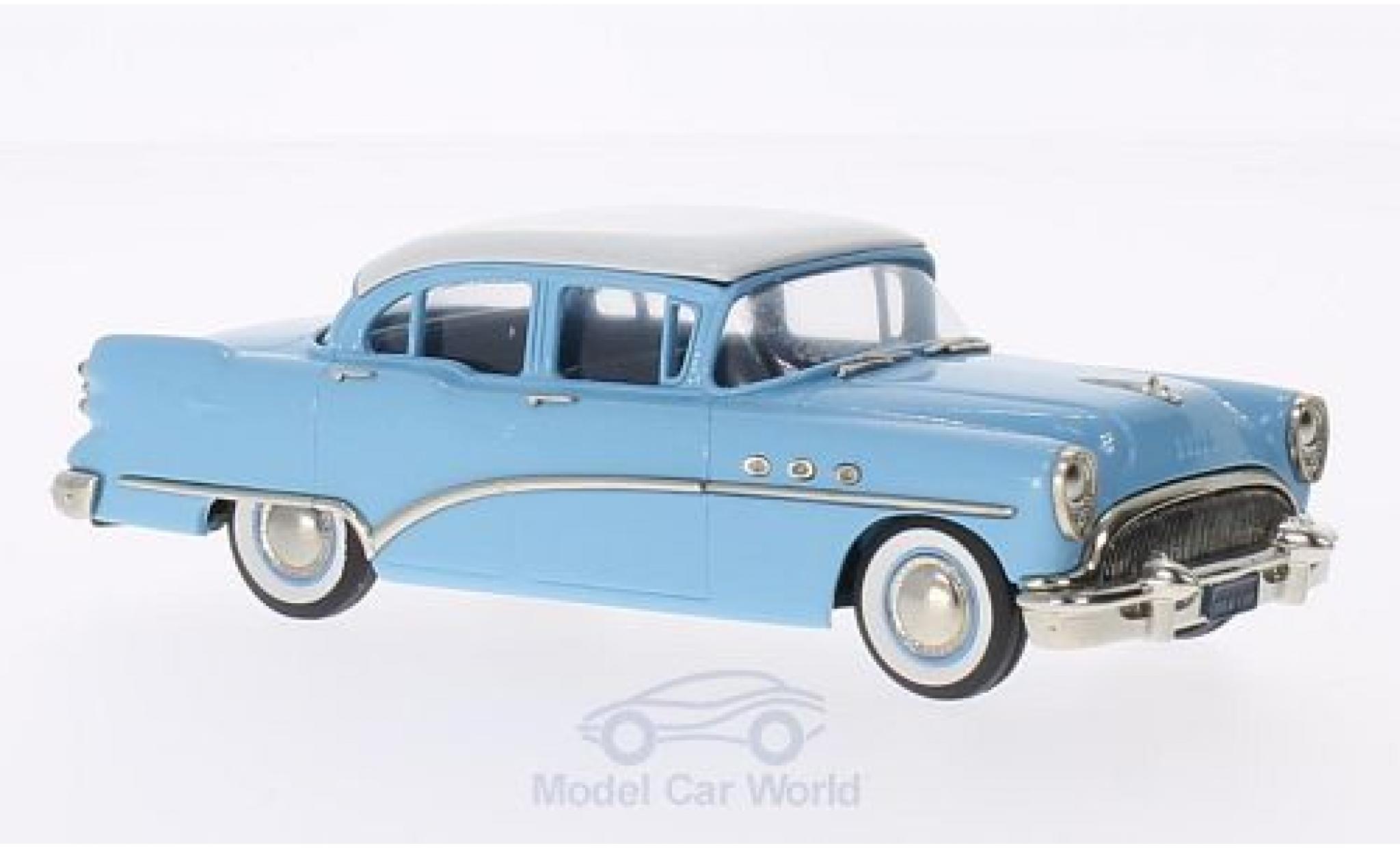Buick Special 1/43 Brooklin Sedan blu/bianco 1954 modellino in miniatura