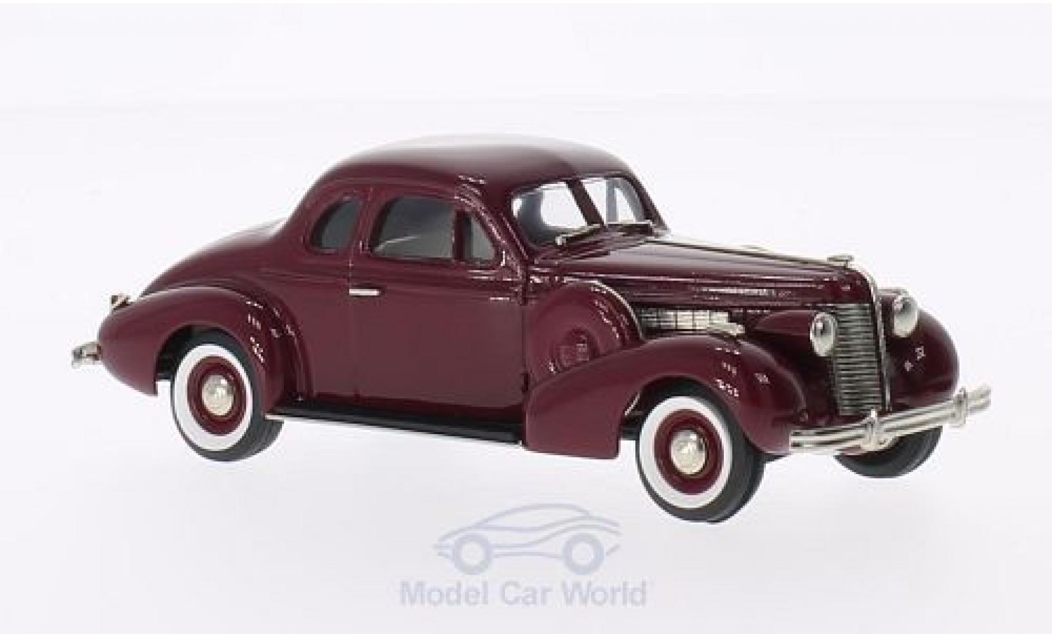 Buick Special 1/43 Brooklin Sport Coupe M-46S rosso 1938 modellino in miniatura