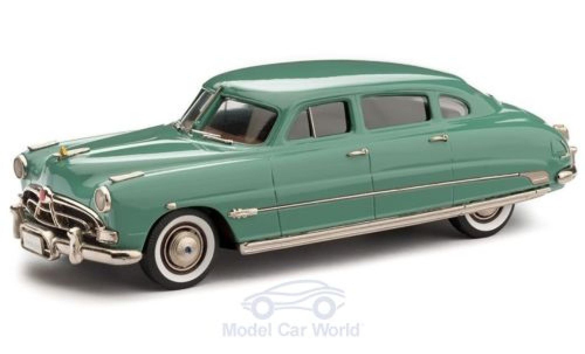 Hudson Hornet 1/43 Brooklin 4-Door Sedan verde 1951 modellino in miniatura