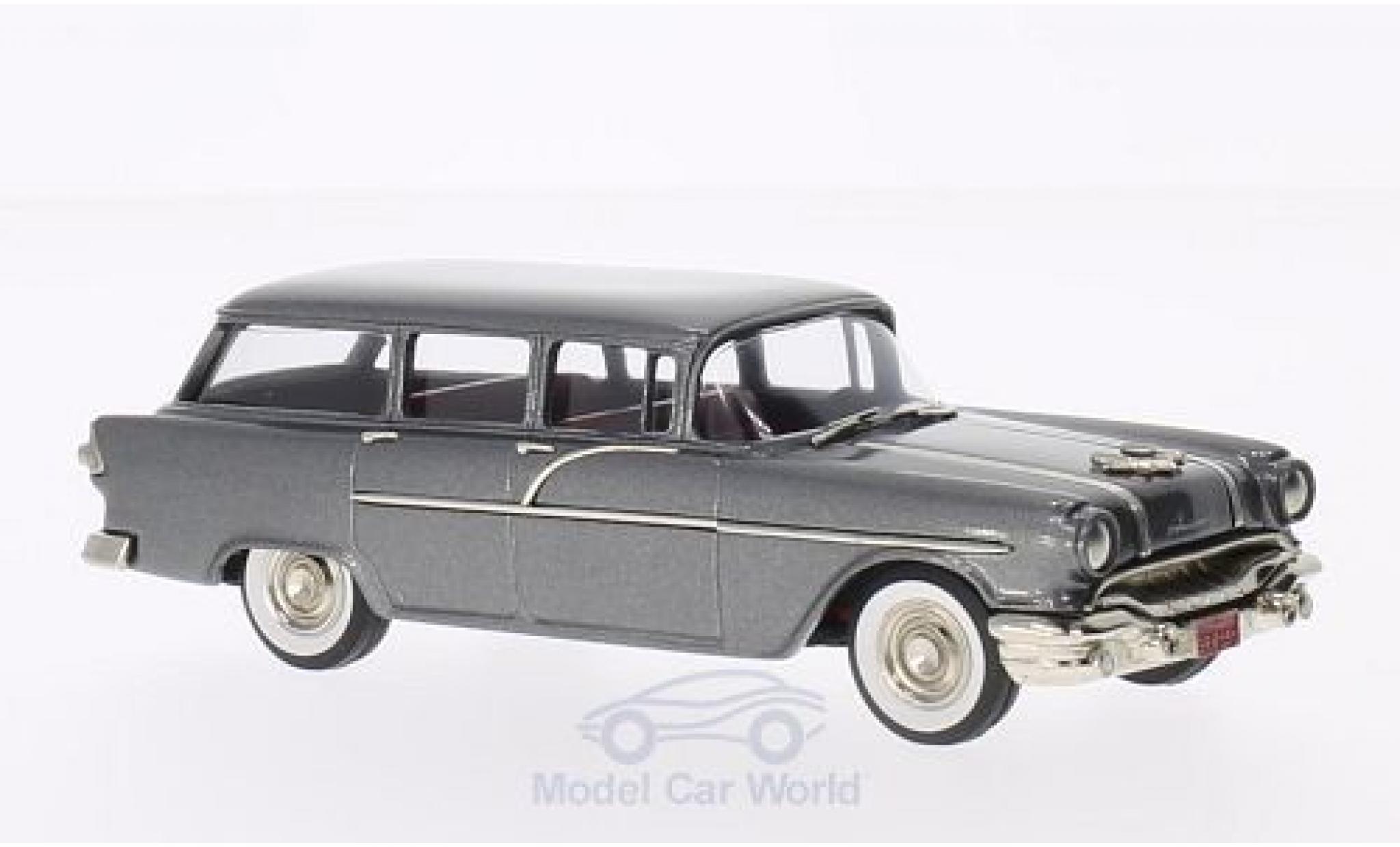 Pontiac Chieftain 1/43 Brooklin 860 Station Wagon metallico grigio 1956 modellino in miniatura