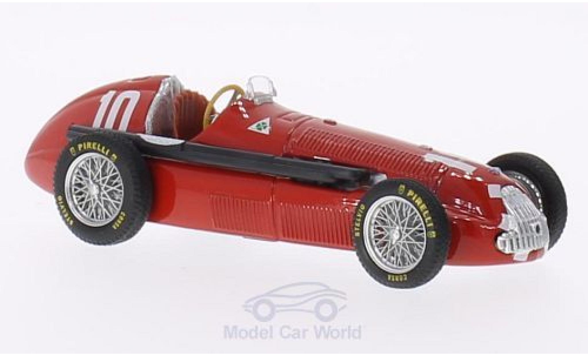 Alfa Romeo 158 1/43 Brumm No.10 Scuderia Quadrifoglio GP Italien 1950 N.Farina modellino in miniatura