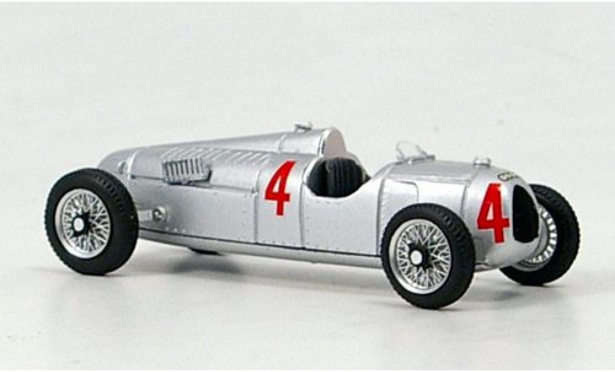 Auto Union Typ C 1/43 Brumm No.4 GP Nürburgring 1936 modellino in miniatura