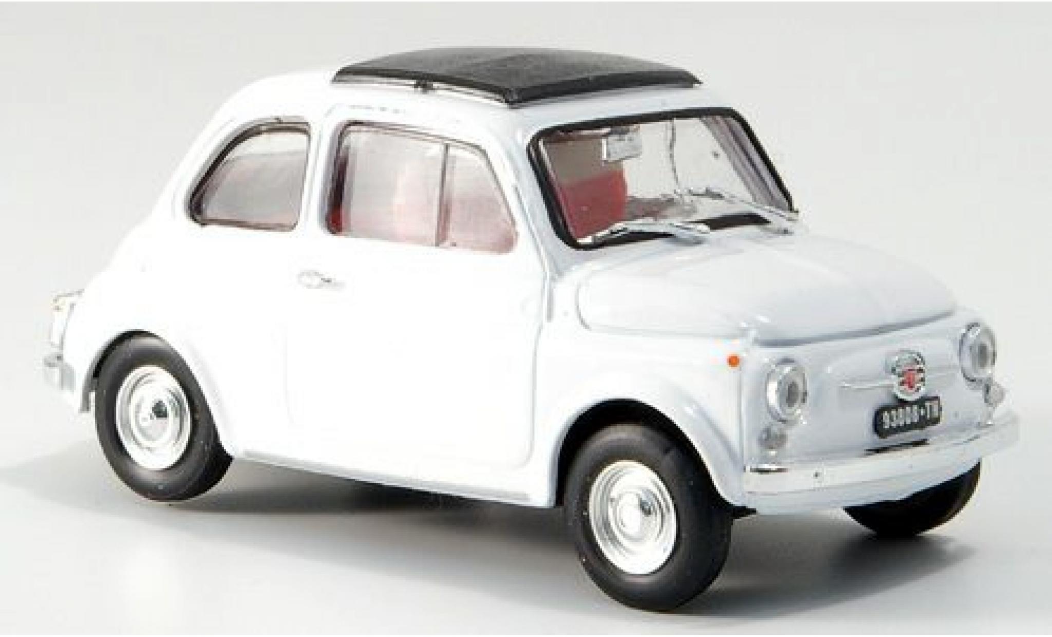 Fiat 500 1/43 Brumm F bianco 1965 modellino in miniatura