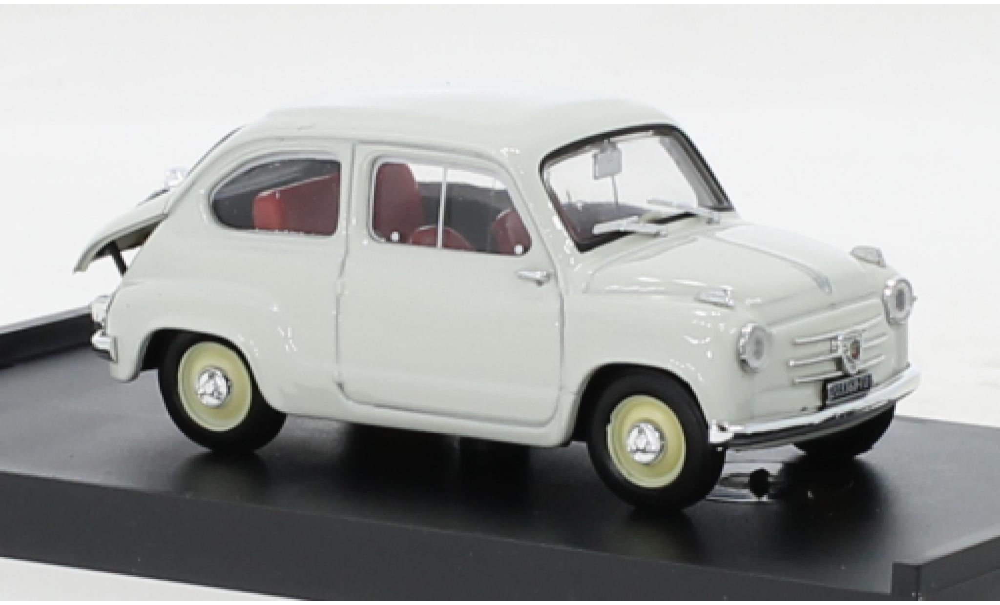 Fiat 600 1/43 Brumm grigio clair 1956 modellino in miniatura
