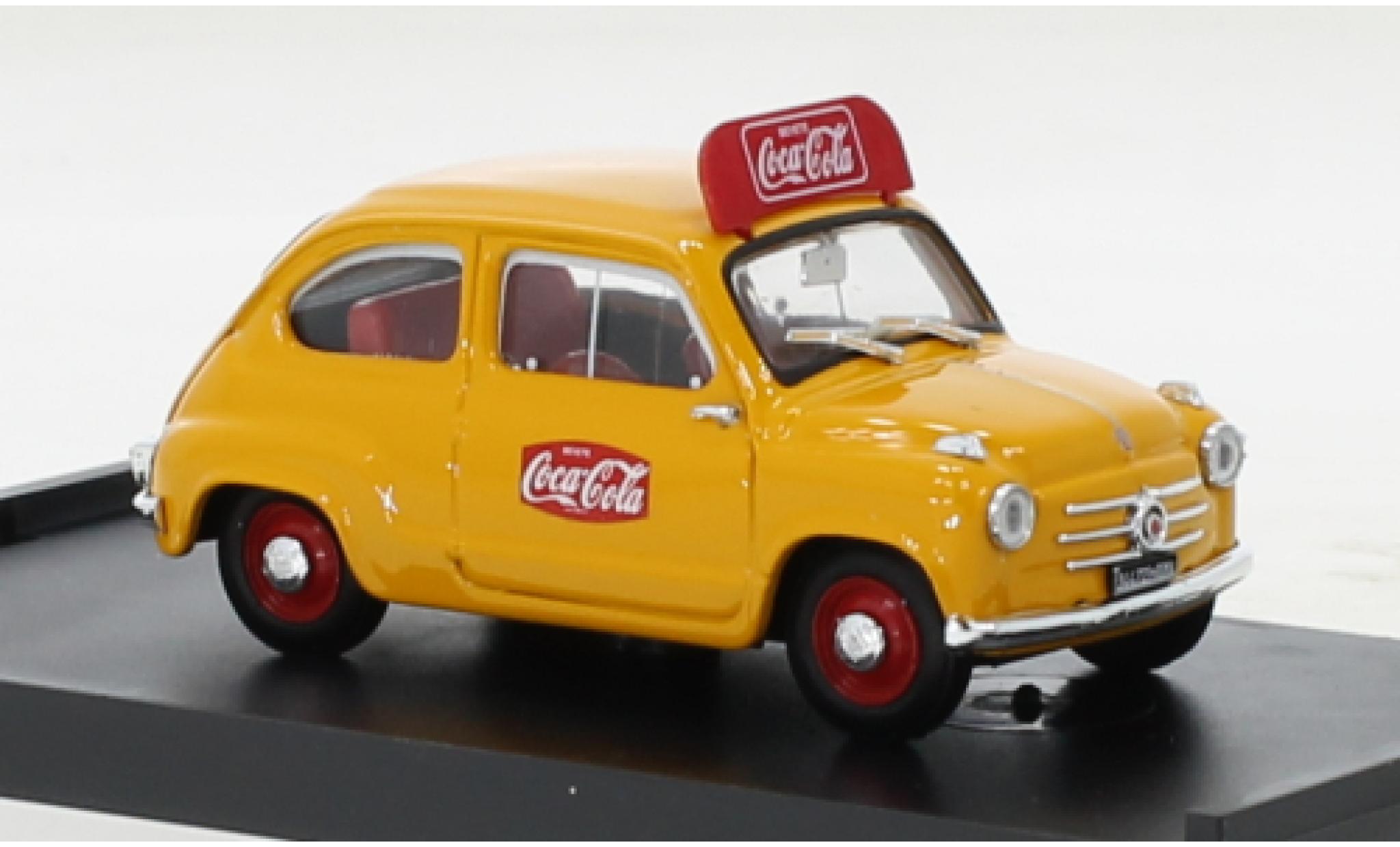 Fiat 600 1/43 Brumm Serie 1 Coca Cola 1960 modellino in miniatura