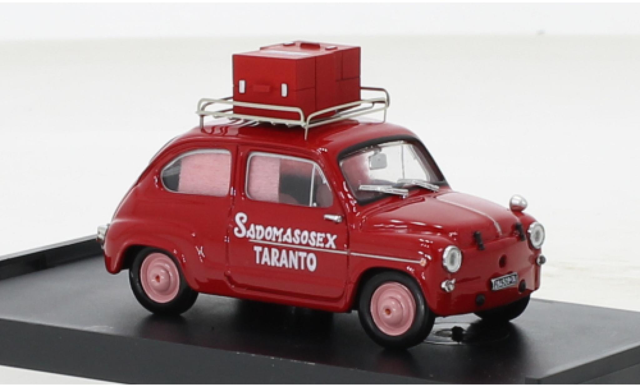 Fiat 600 1/43 Brumm D Berlina Taranto 1975 modellino in miniatura