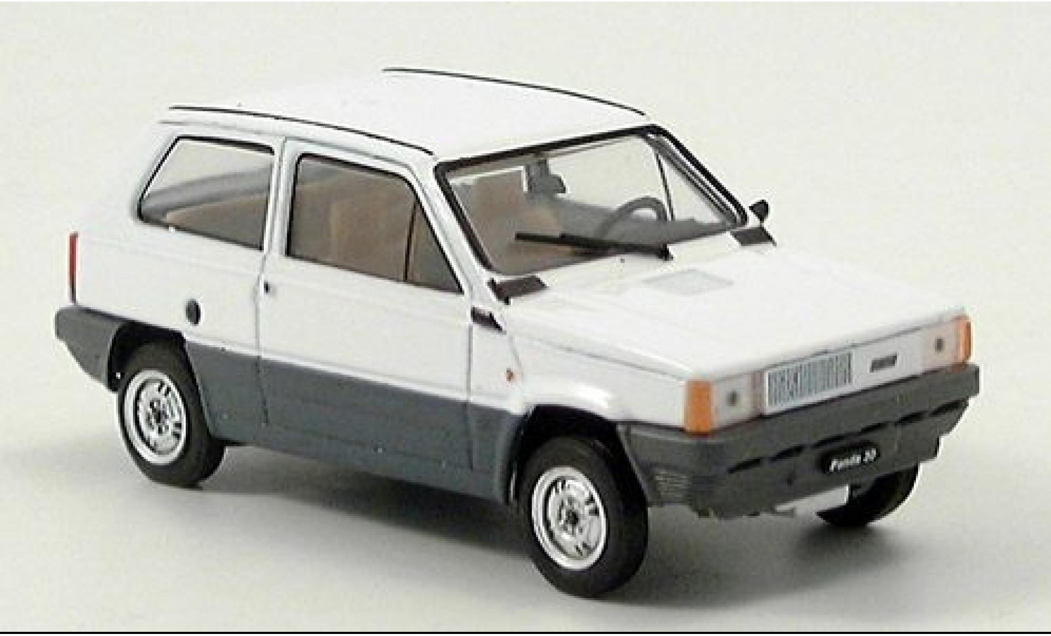 Fiat Panda 1/43 Brumm 30 bianco 1980 modellino in miniatura