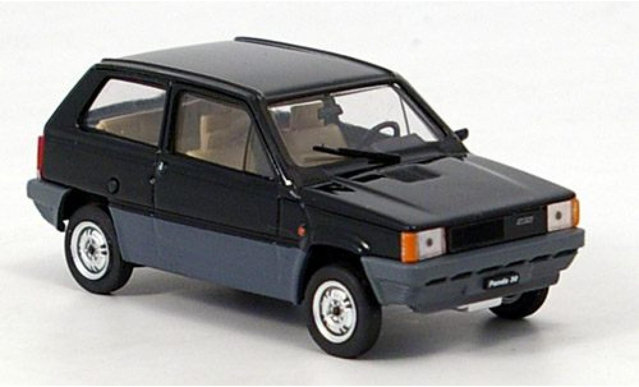 Fiat Panda 1/43 Brumm 30 nero 1980 modellino in miniatura