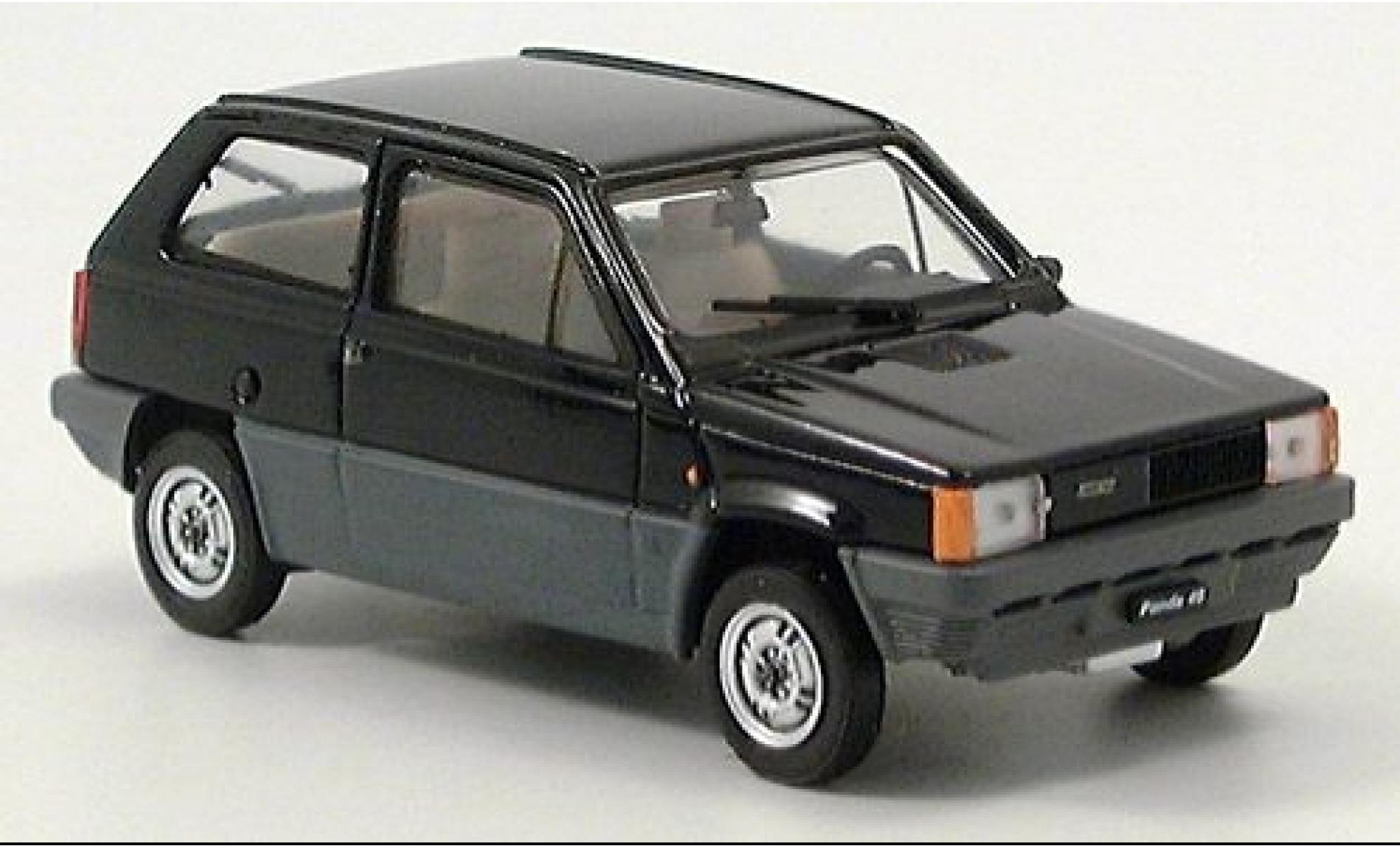 Fiat Panda 1/43 Brumm 45 nero 1980 modellino in miniatura