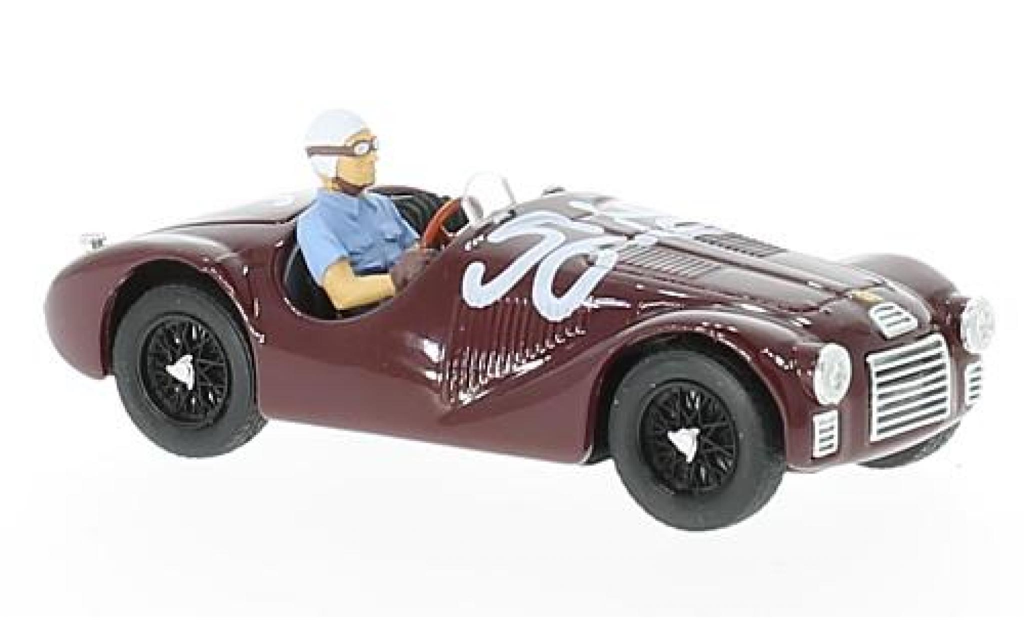 Ferrari 125 1/43 Brumm S RHD No.56 GP Rom 1947 La Vittoria Assoluta 70. Anniverary F.Cortese modellino in miniatura