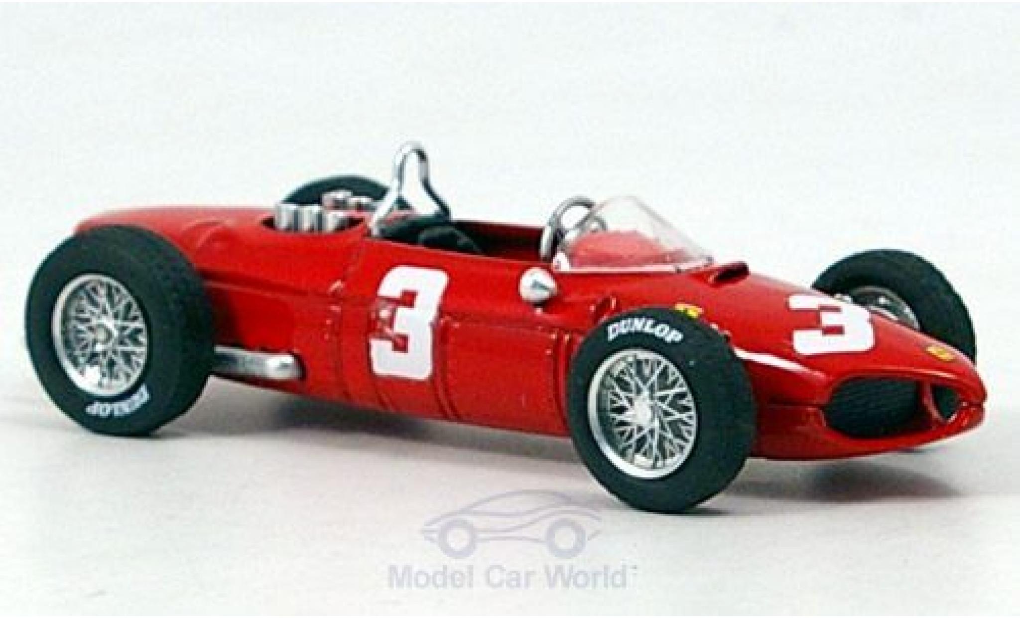 Ferrari 156 1/43 Brumm No.3 G.P.Olanda 1961 W.von Trips ohne Vitrine modellino in miniatura