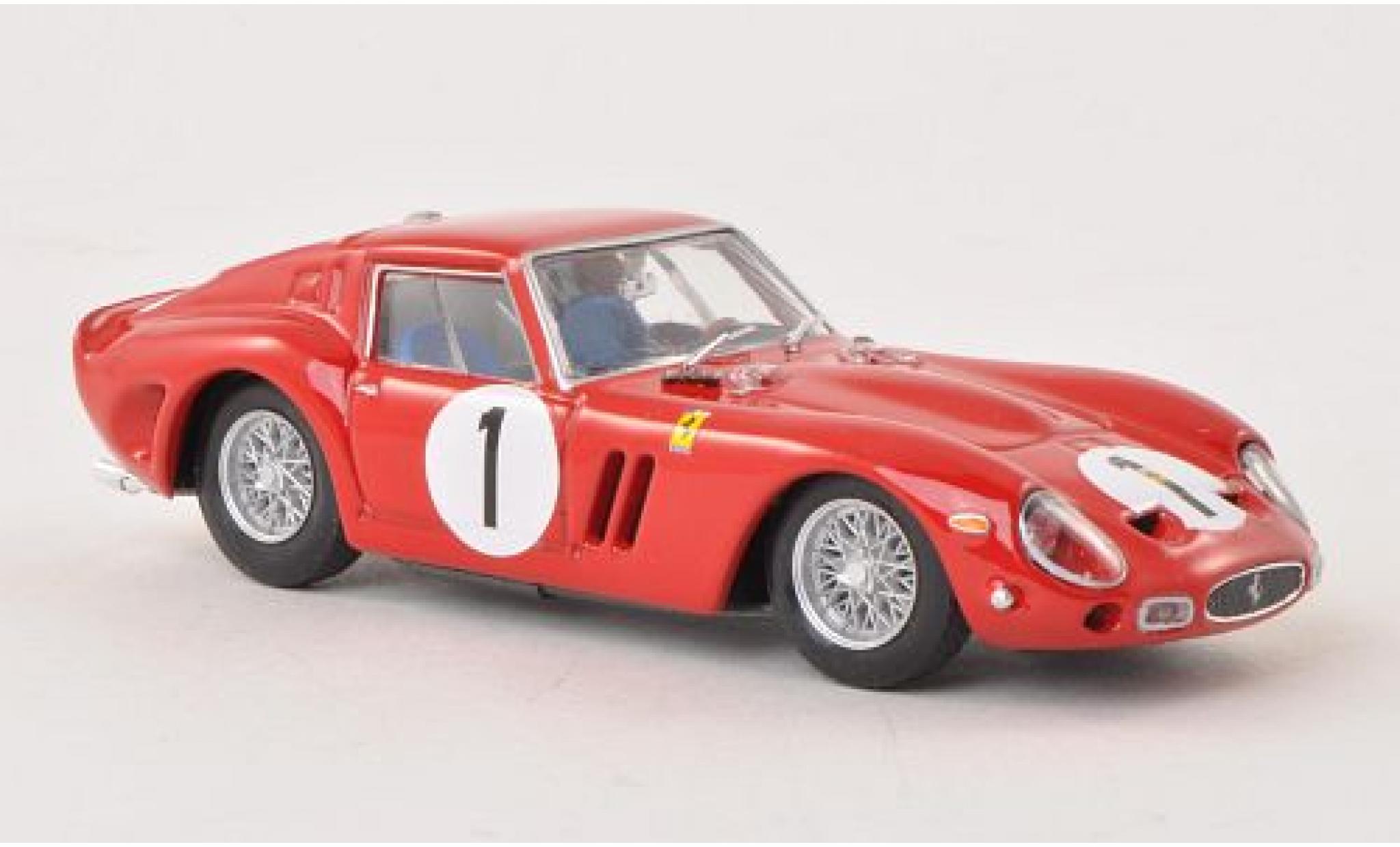 Ferrari 250 1/43 Brumm GTO No.1 1000km Paris 1962 châssis 3987GT P.Rodriguez/R.Rodriguez modellino in miniatura