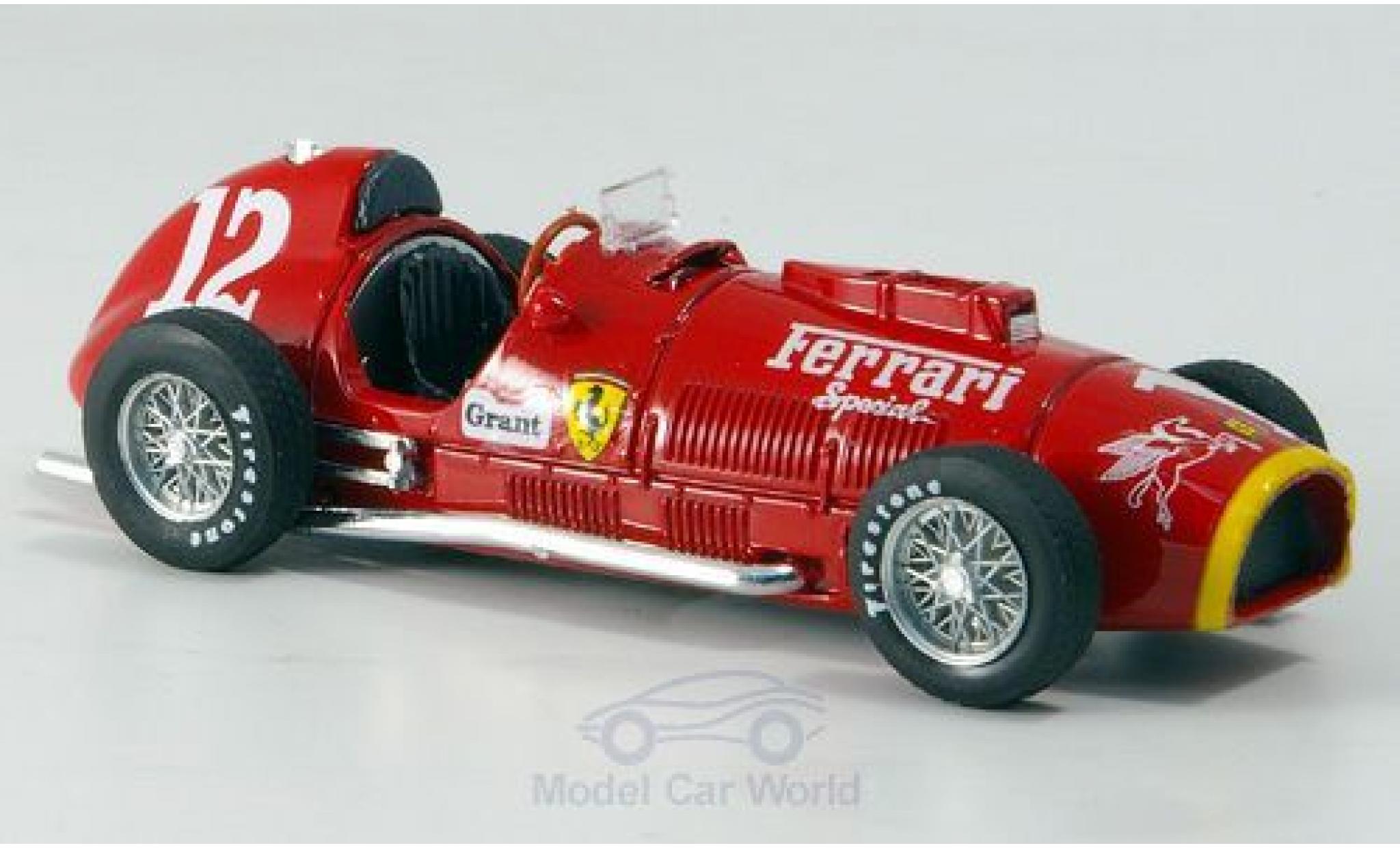 Ferrari 375 1/43 Brumm No.12 Indianapolis 1952 A.Ascari modellino in miniatura