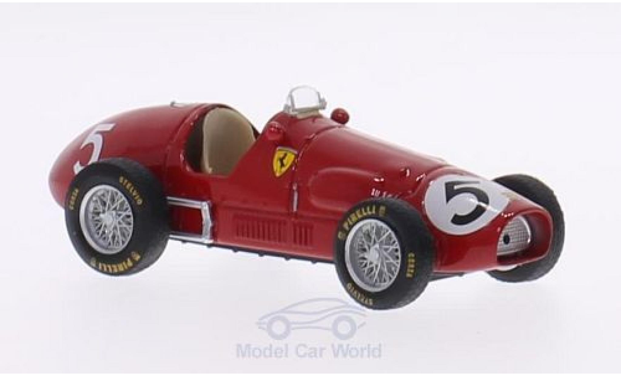 Ferrari 500 1/43 Brumm F2 No.5 Scuderia Formel 2 GP Großbritannien 1953 A.Ascari modellino in miniatura