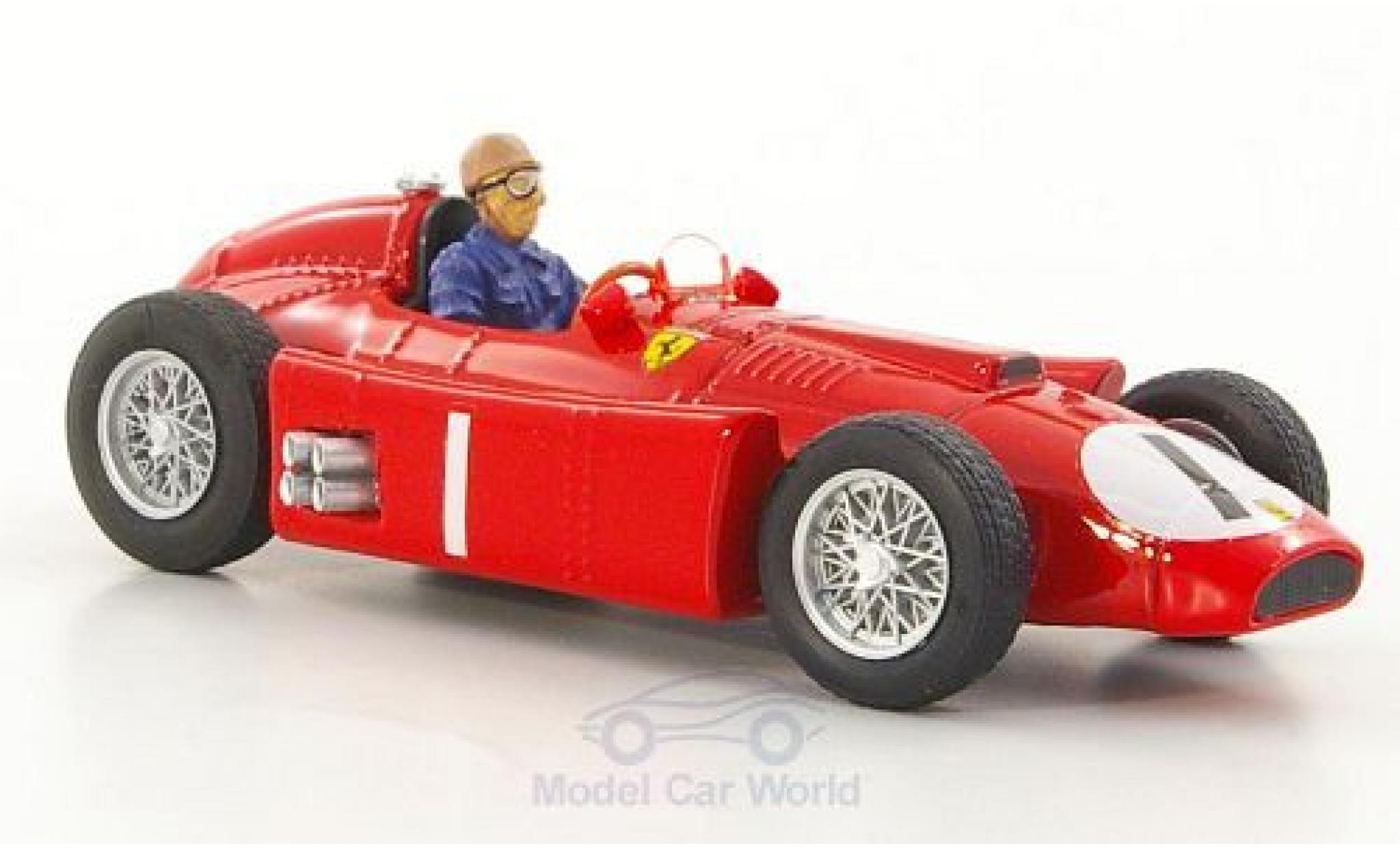 Ferrari D50 1/43 Brumm No.1 GP Großbritannien 1956 mit Fahrerfigur J.M.Fangio modellino in miniatura