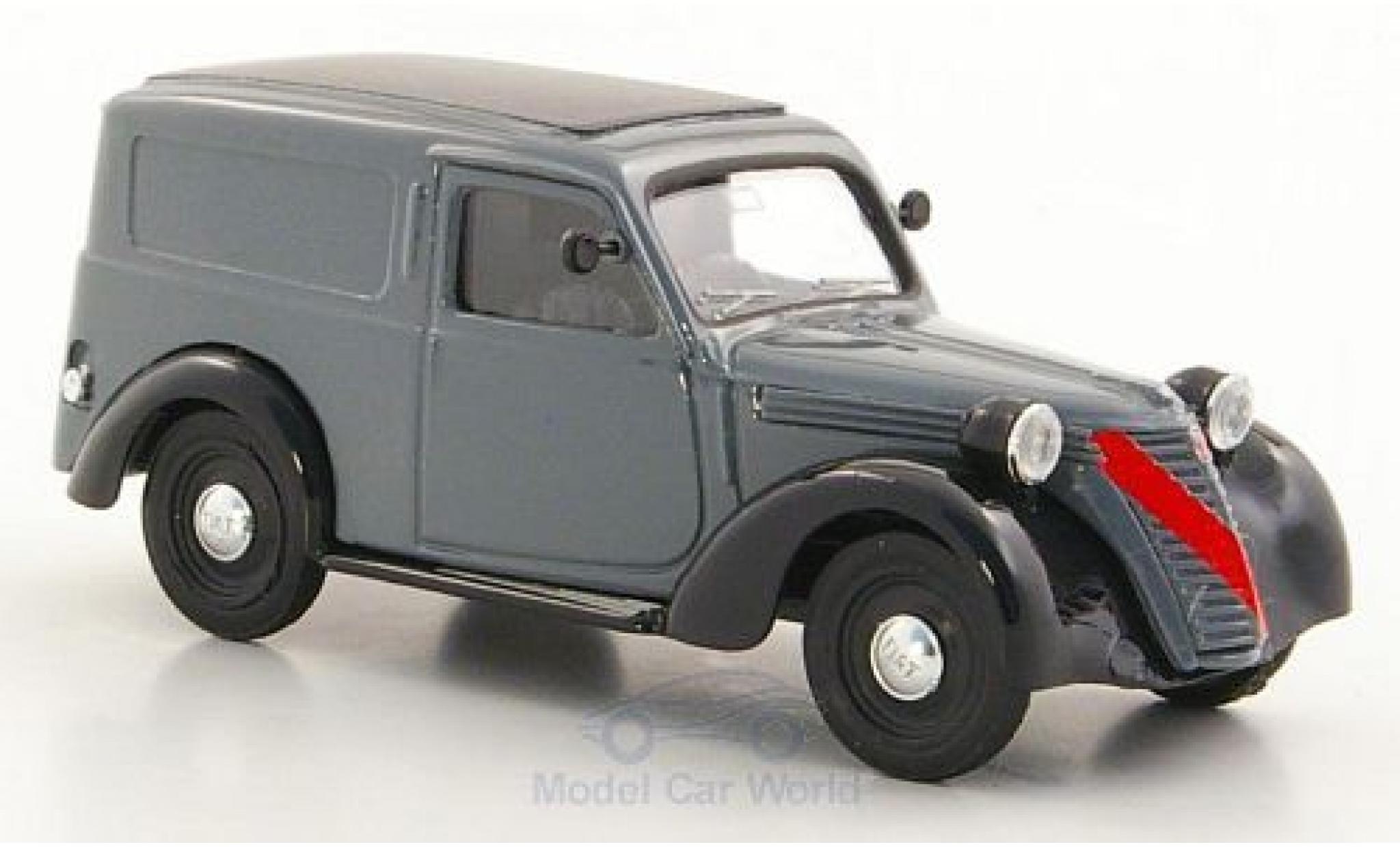 Fiat 1100 1947 1/43 Brumm Furgone grigio/nero 1947 modellino in miniatura