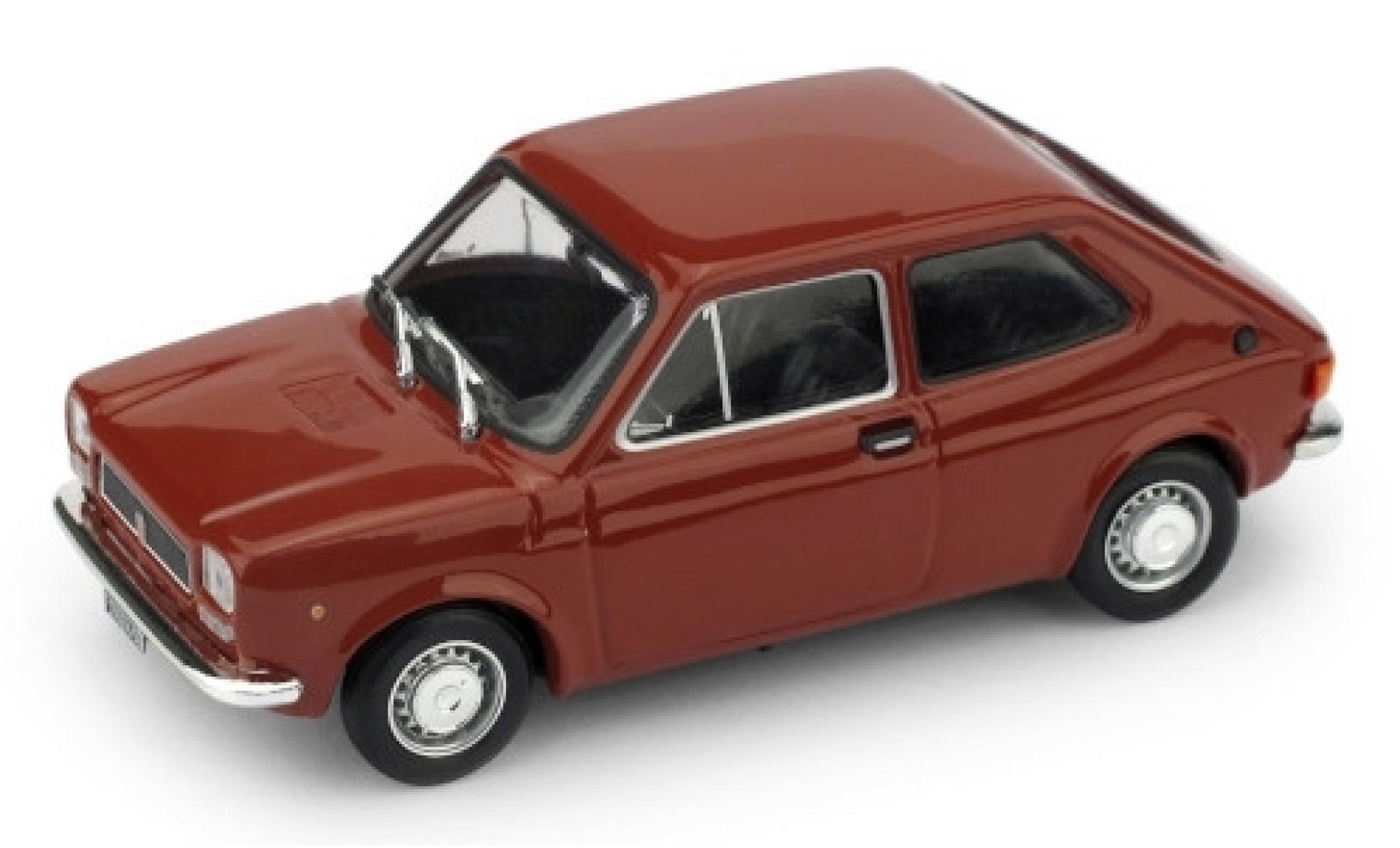 Fiat 127 1/43 Brumm (1.Serie) rosso 1972 modellino in miniatura