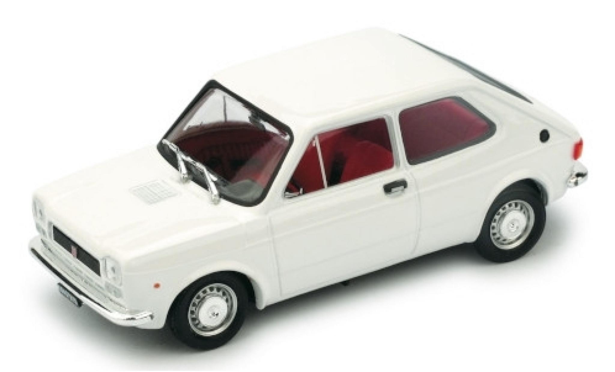 Fiat 127 1/43 Brumm (1.Serie) bianco 1972 modellino in miniatura