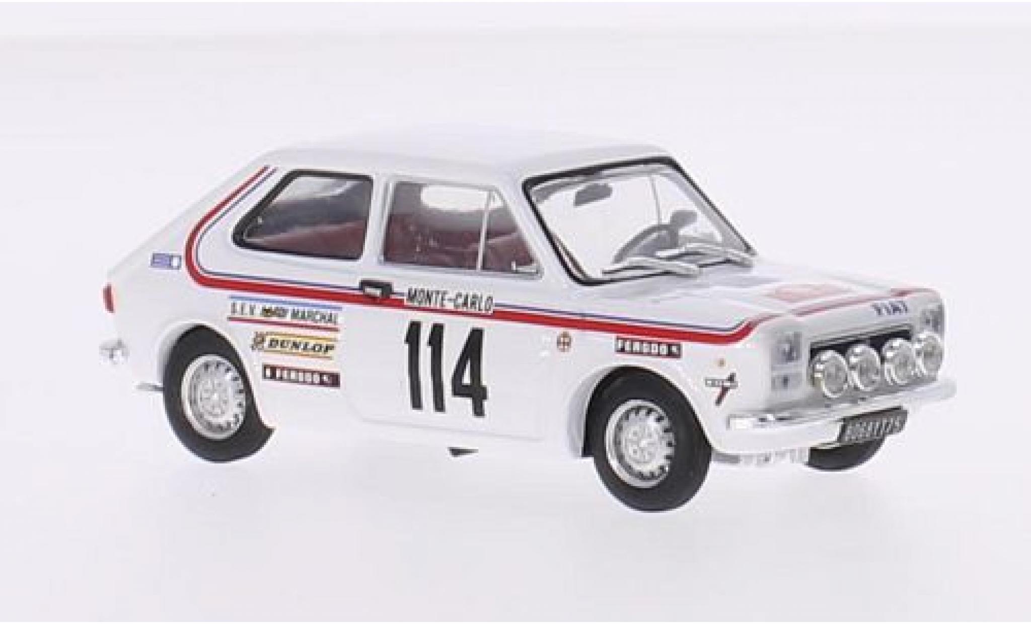 Fiat 127 1/43 Brumm No.114 Rallye Monte-Carlo 1973 B.Dongues/C.Saulie modellino in miniatura