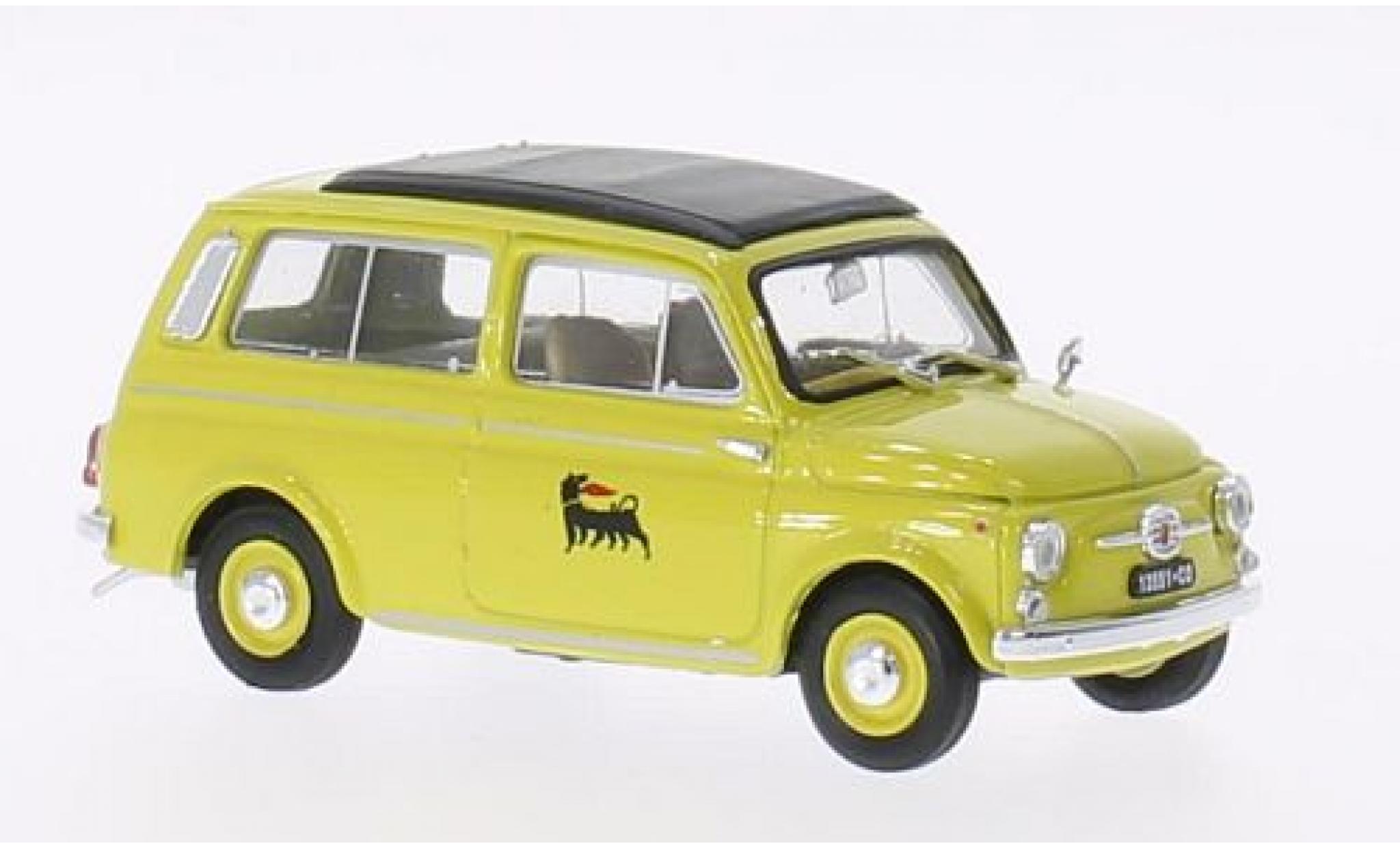 Fiat 500 1/43 Brumm Giardiniera Agip 1960 modellino in miniatura