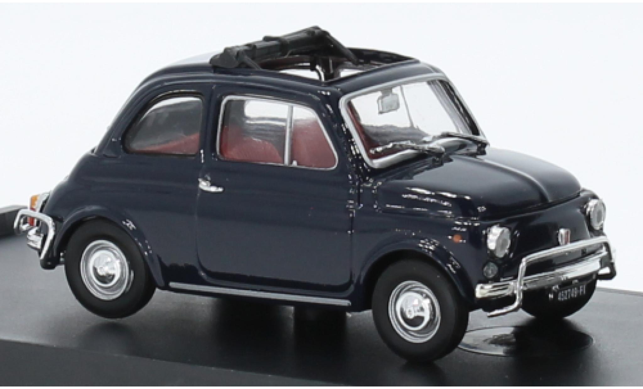 Fiat 500 1/43 Brumm L blau 1968 1:43 modellino in miniatura
