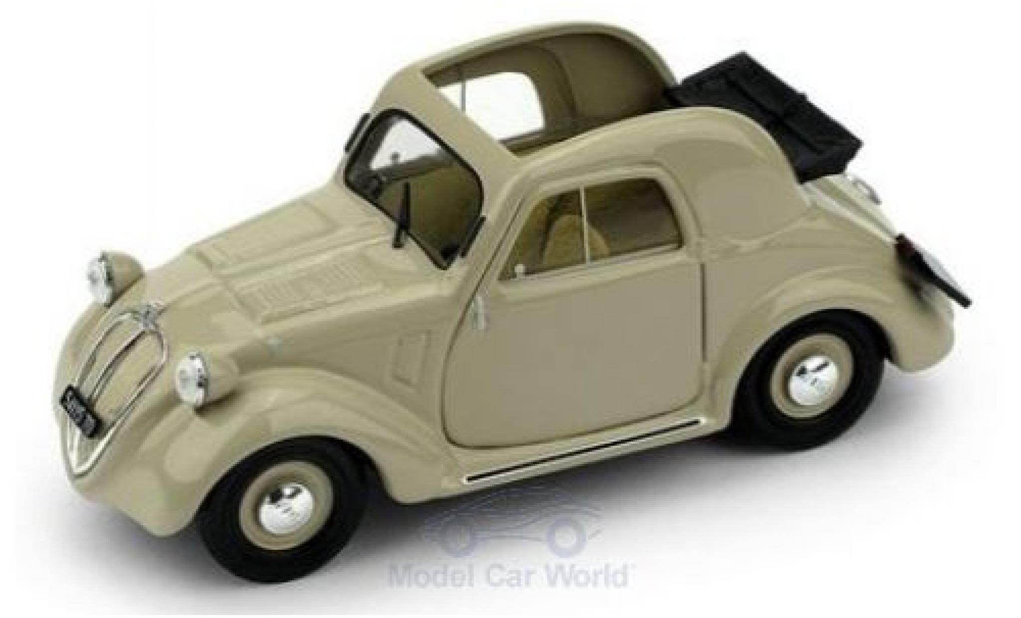Fiat 500 1/43 Brumm A 1.Serie beige 1936 modellino in miniatura